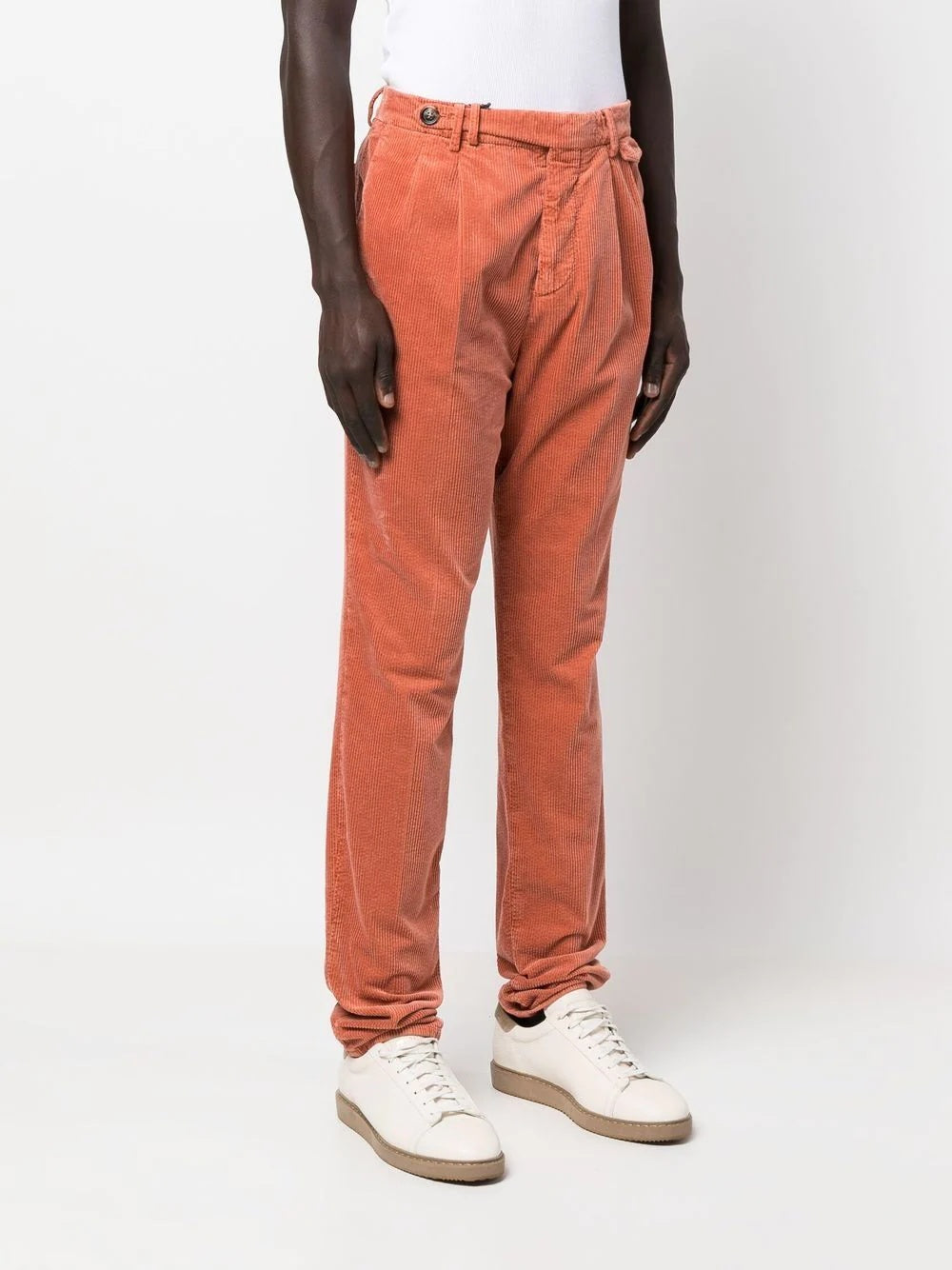 Brunello Cucinelli Orange Cotton Pants