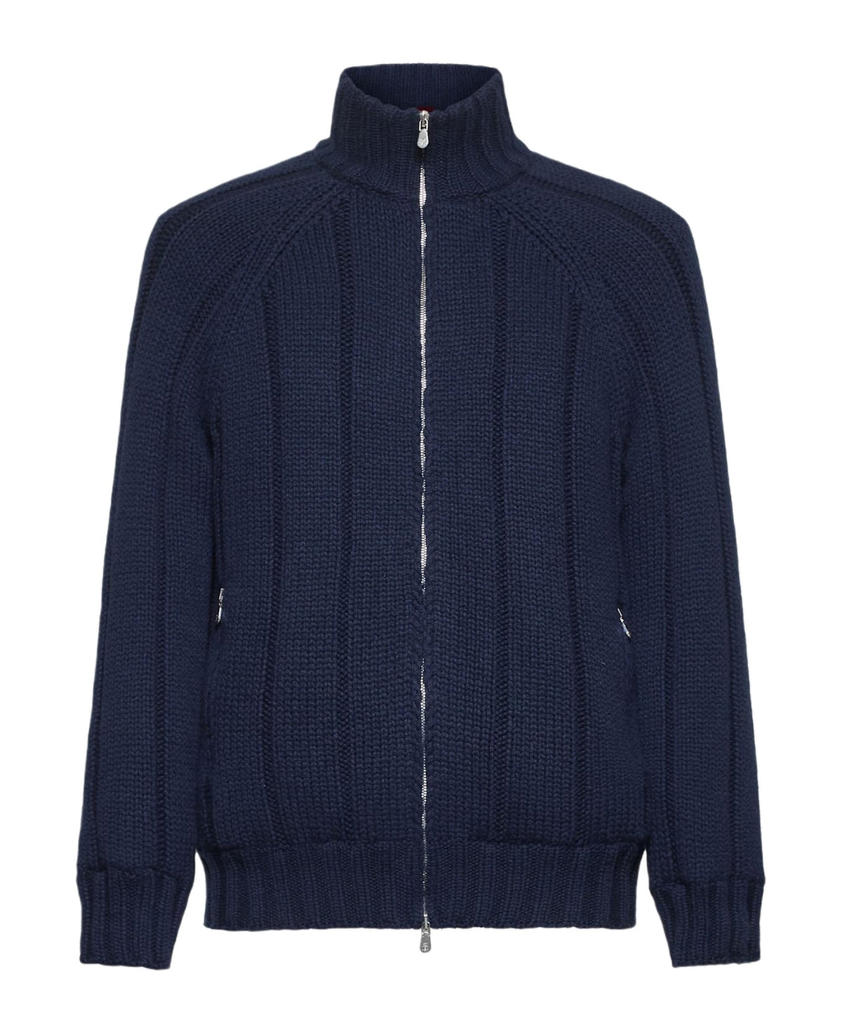 Brunello Cucinelli Blue Cashmere Jacket