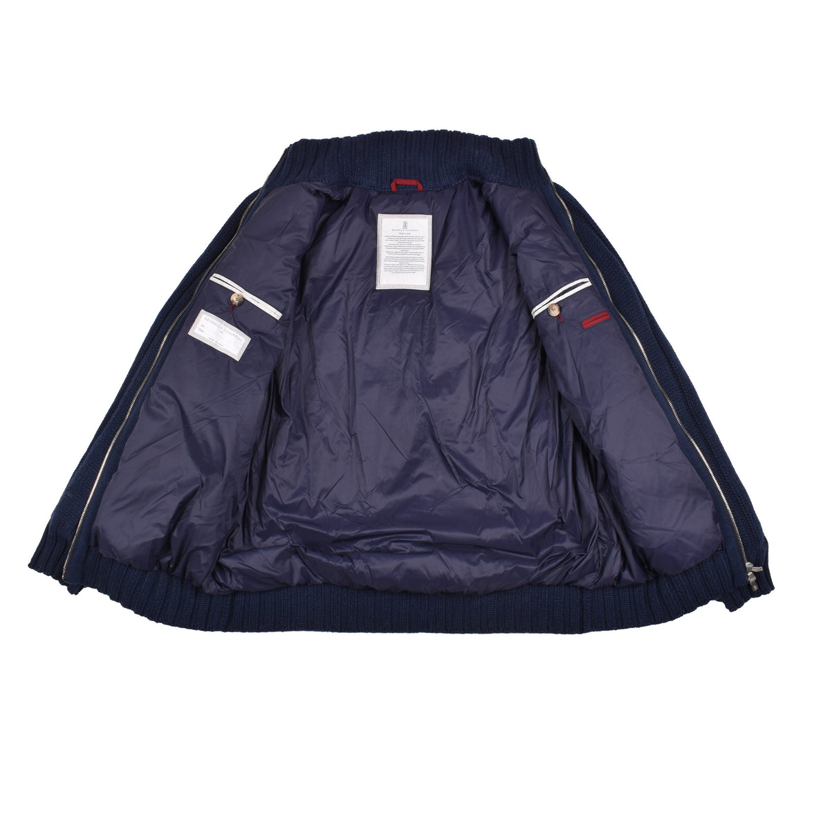 Brunello Cucinelli Blue Cashmere Jacket