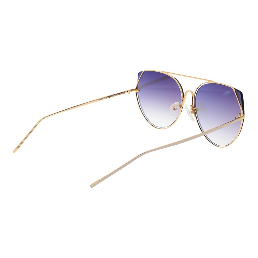 Ana Hickmann Gold Metal Sunglasses