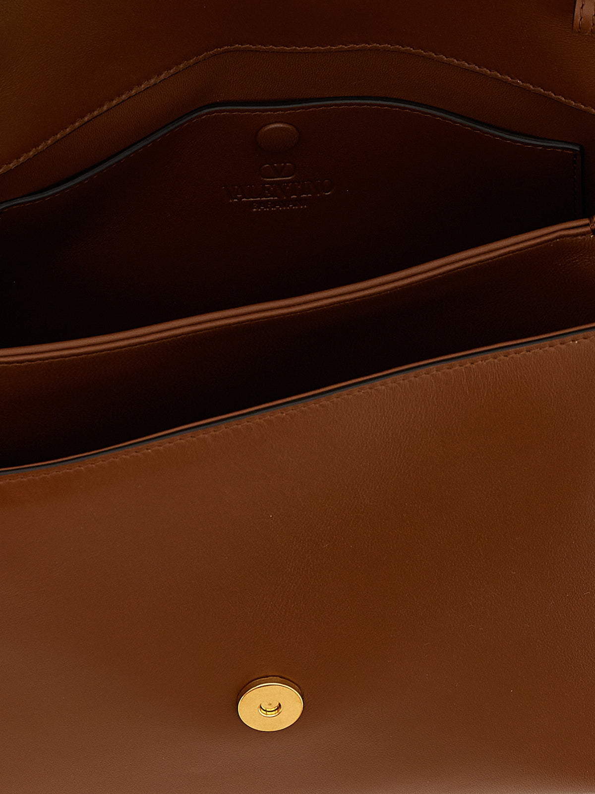 Valentino Garavani Brown Calfskin Handbag