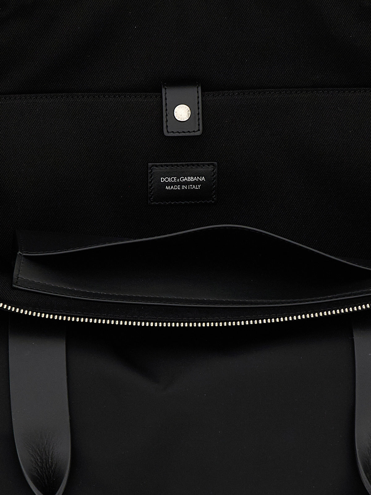 Dolce & Gabbana Black Polyamide Tote Bag