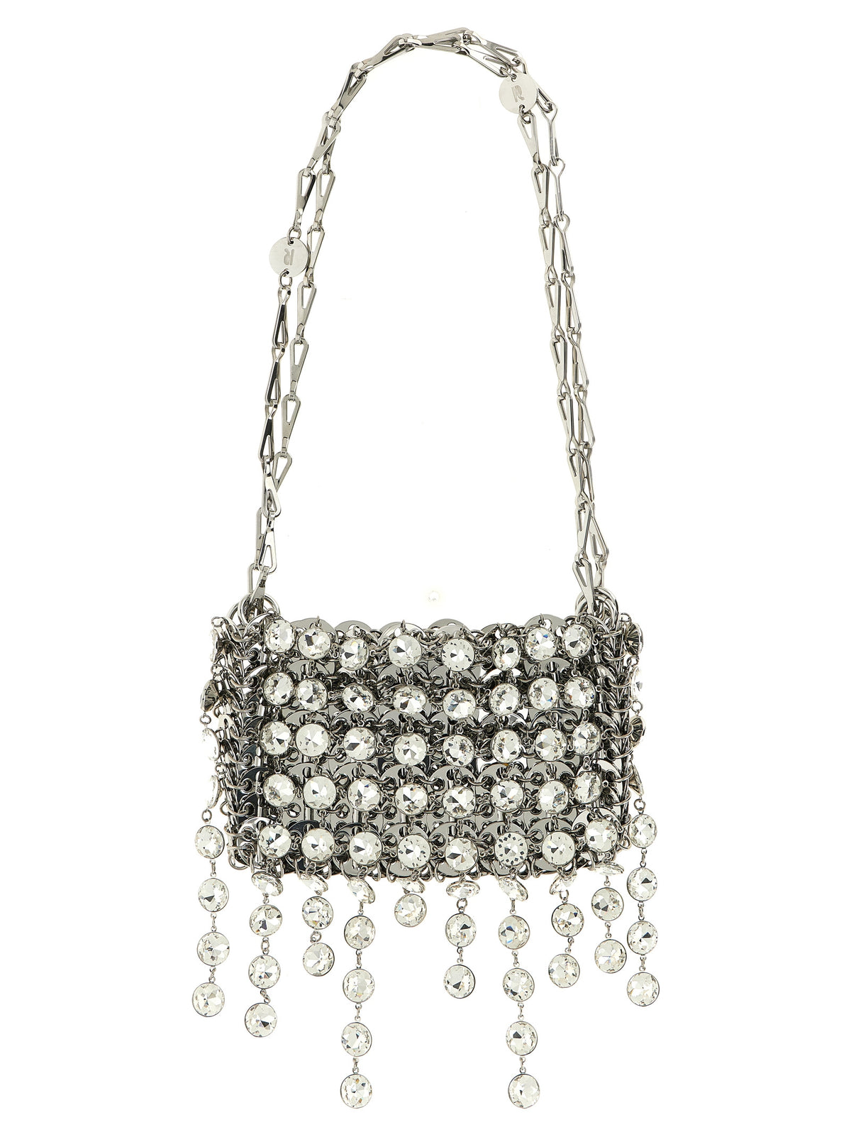 Paco Rabanne Silver Brass Shoulder Bag