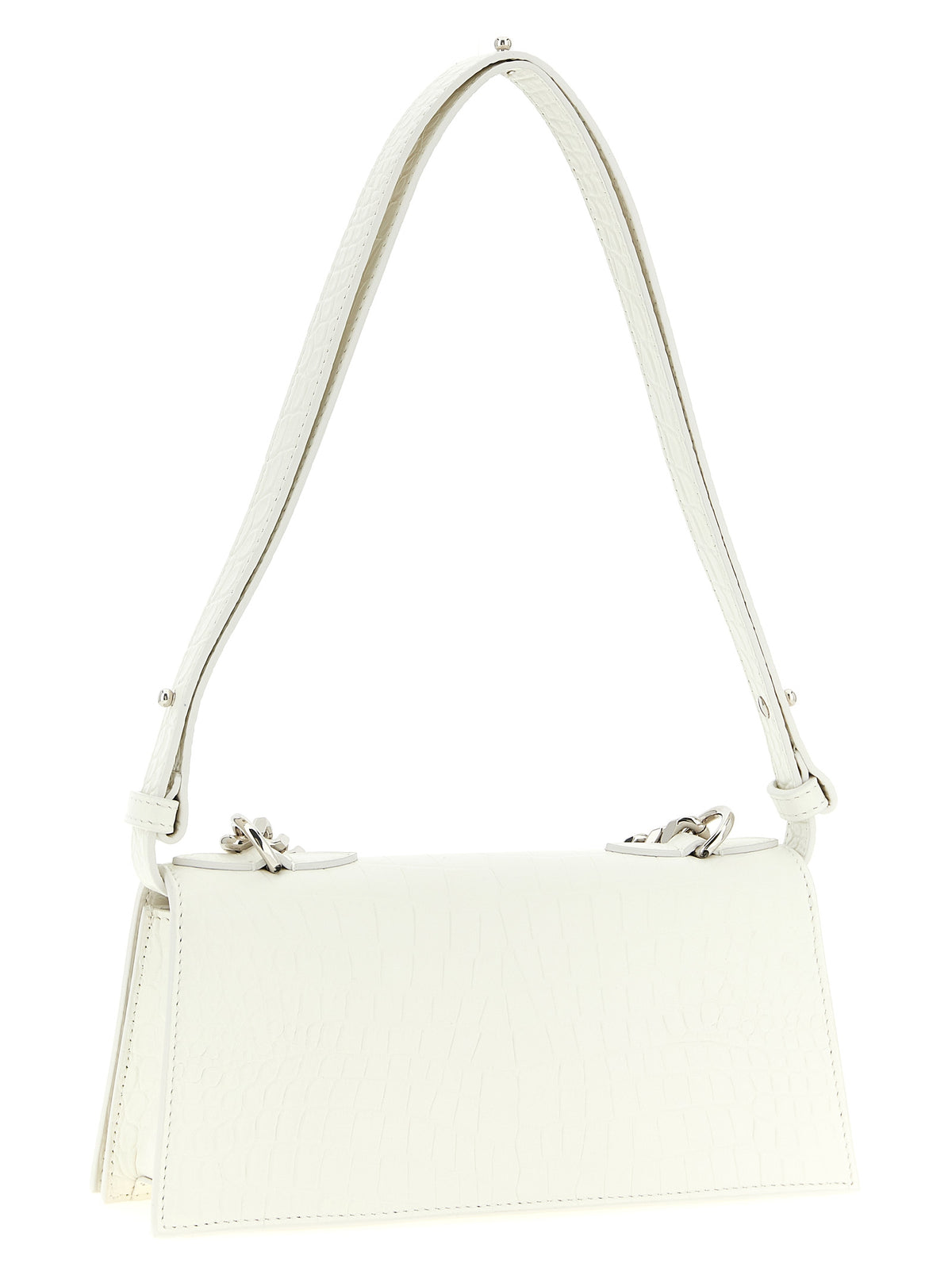 Alexander McQueen White Calfskin Shoulder Bag