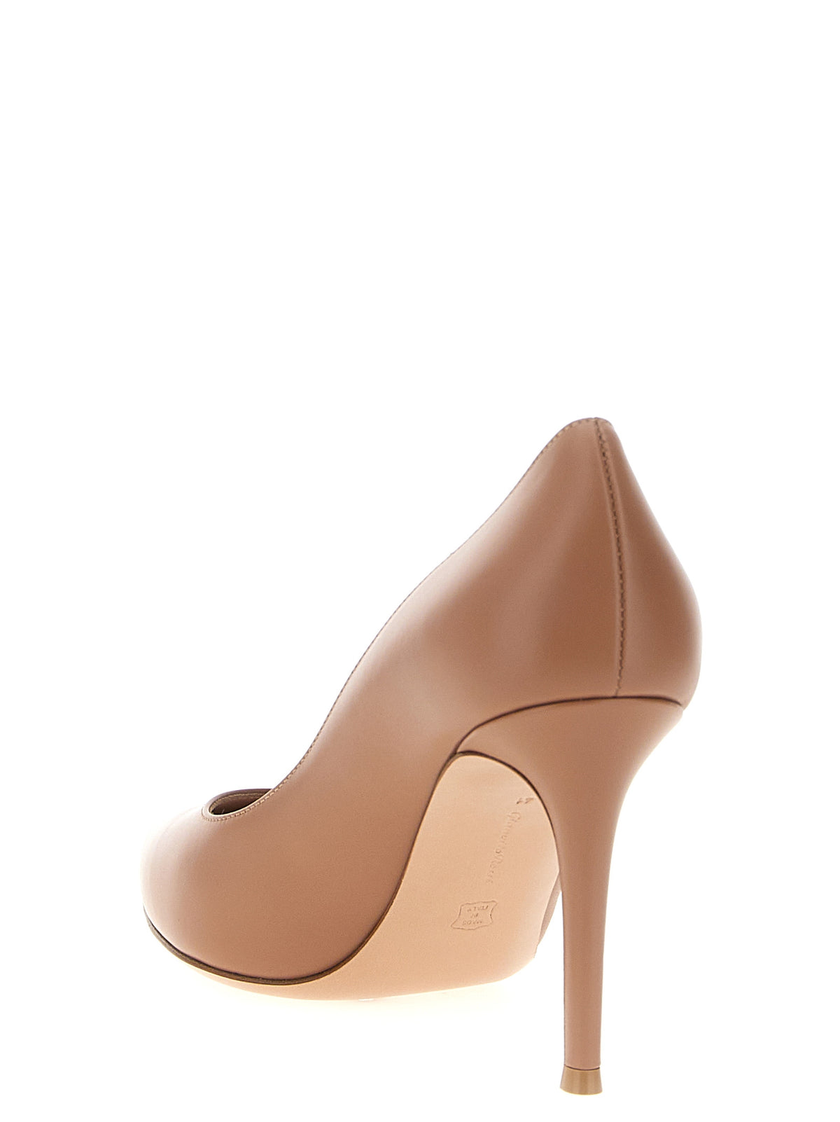 Gianvito Rossi Beige Calfskin High Heel Pumps