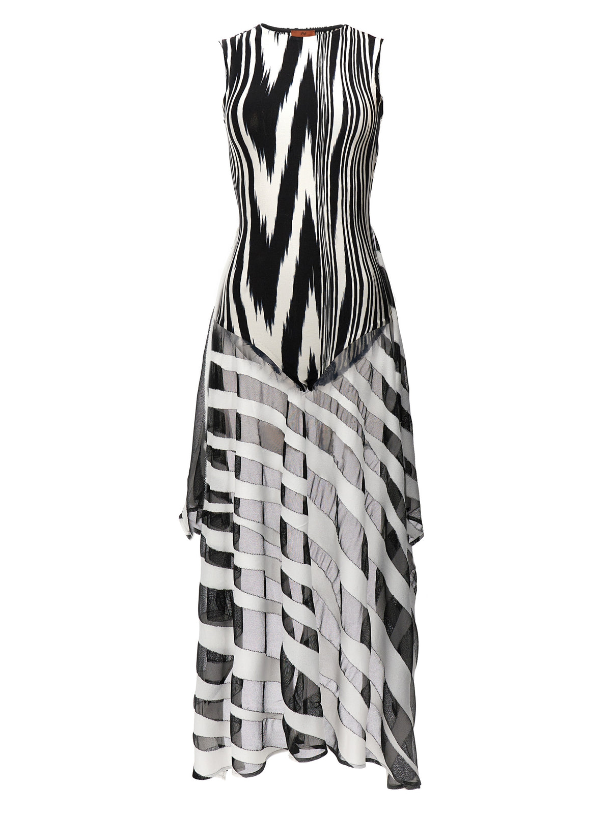 Missoni Bicolor Viscose Bodysuit