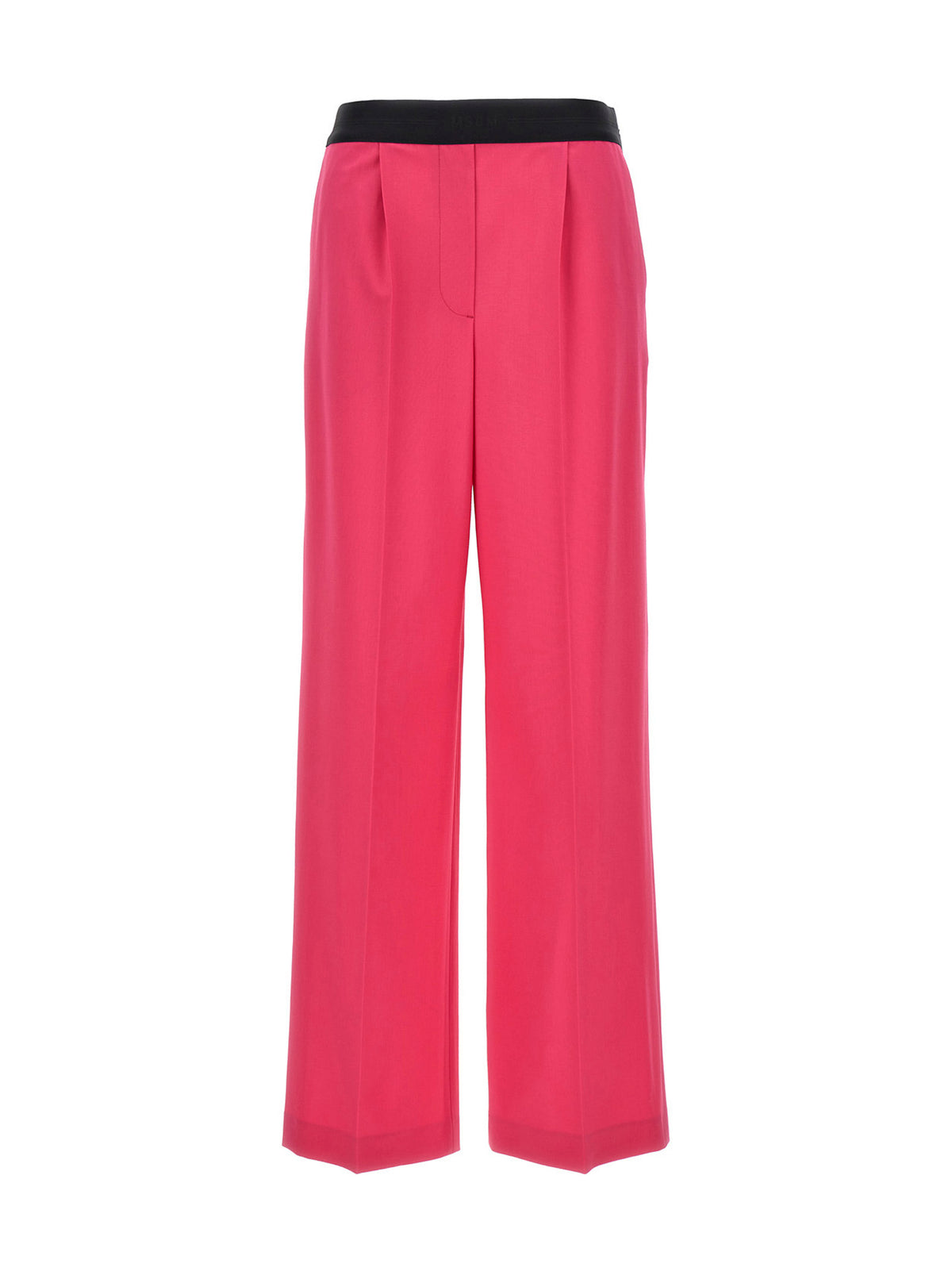 MSGM Fuchsia Virgin Wool Pants