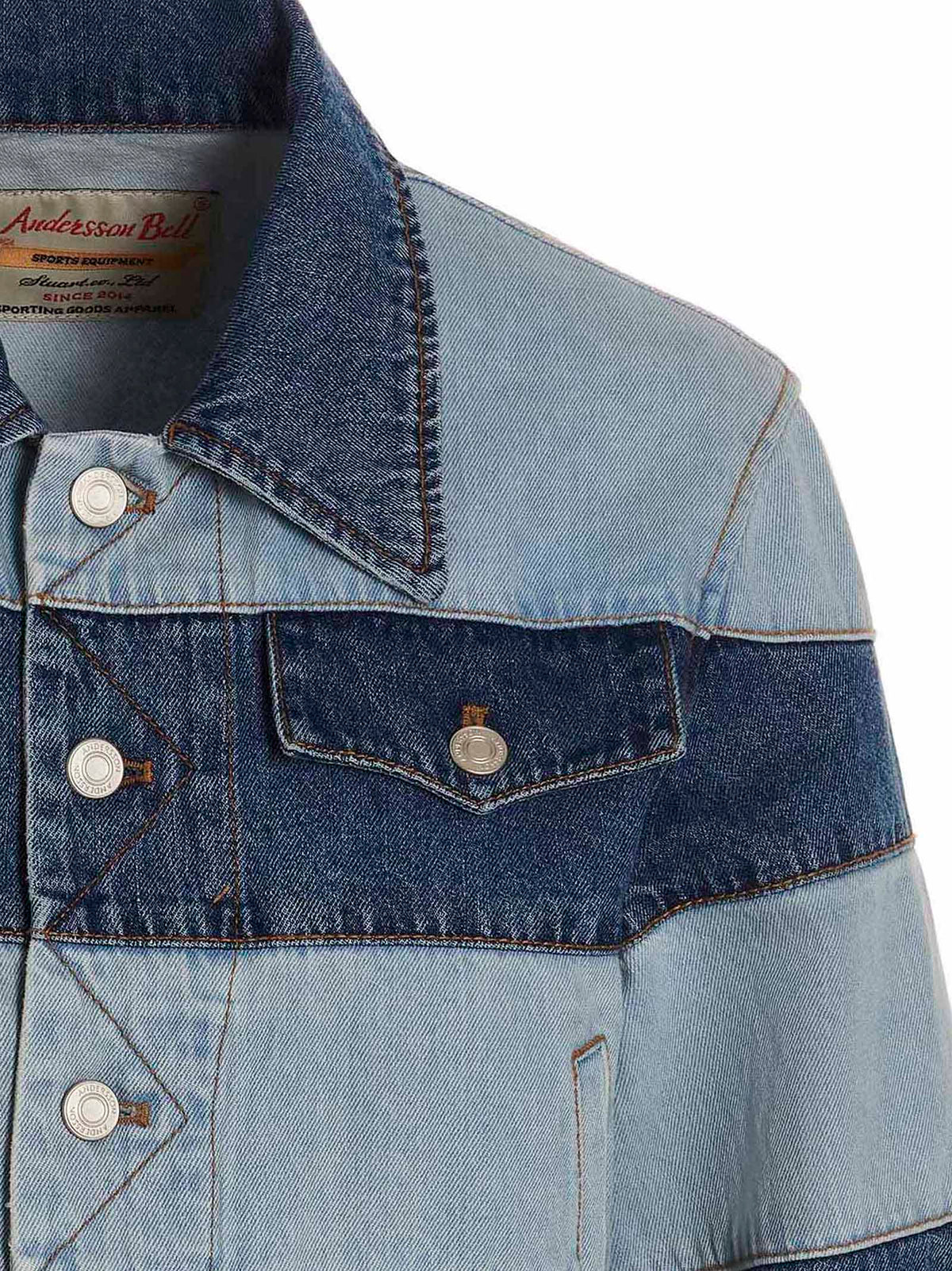 Andersson Bell Blue Cotton Denim Jacket
