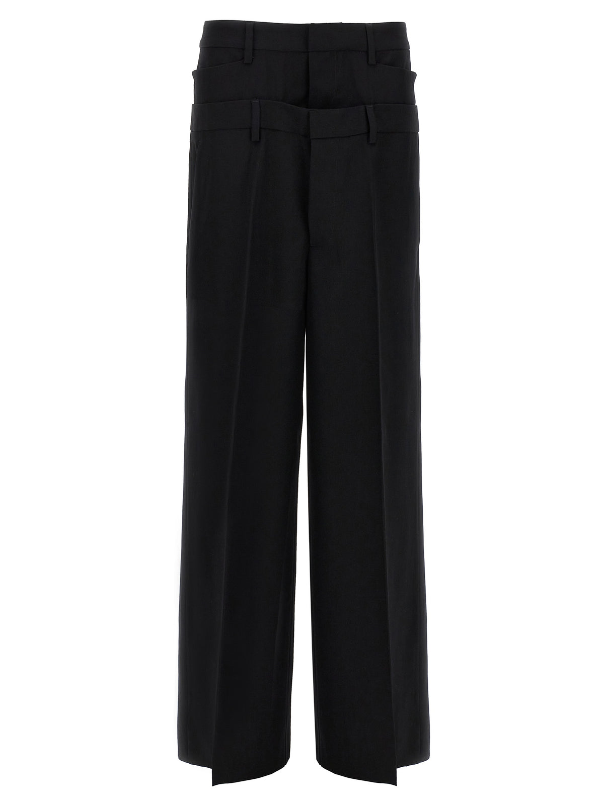 Dsquared² Black Virgin Wool Dress Pants