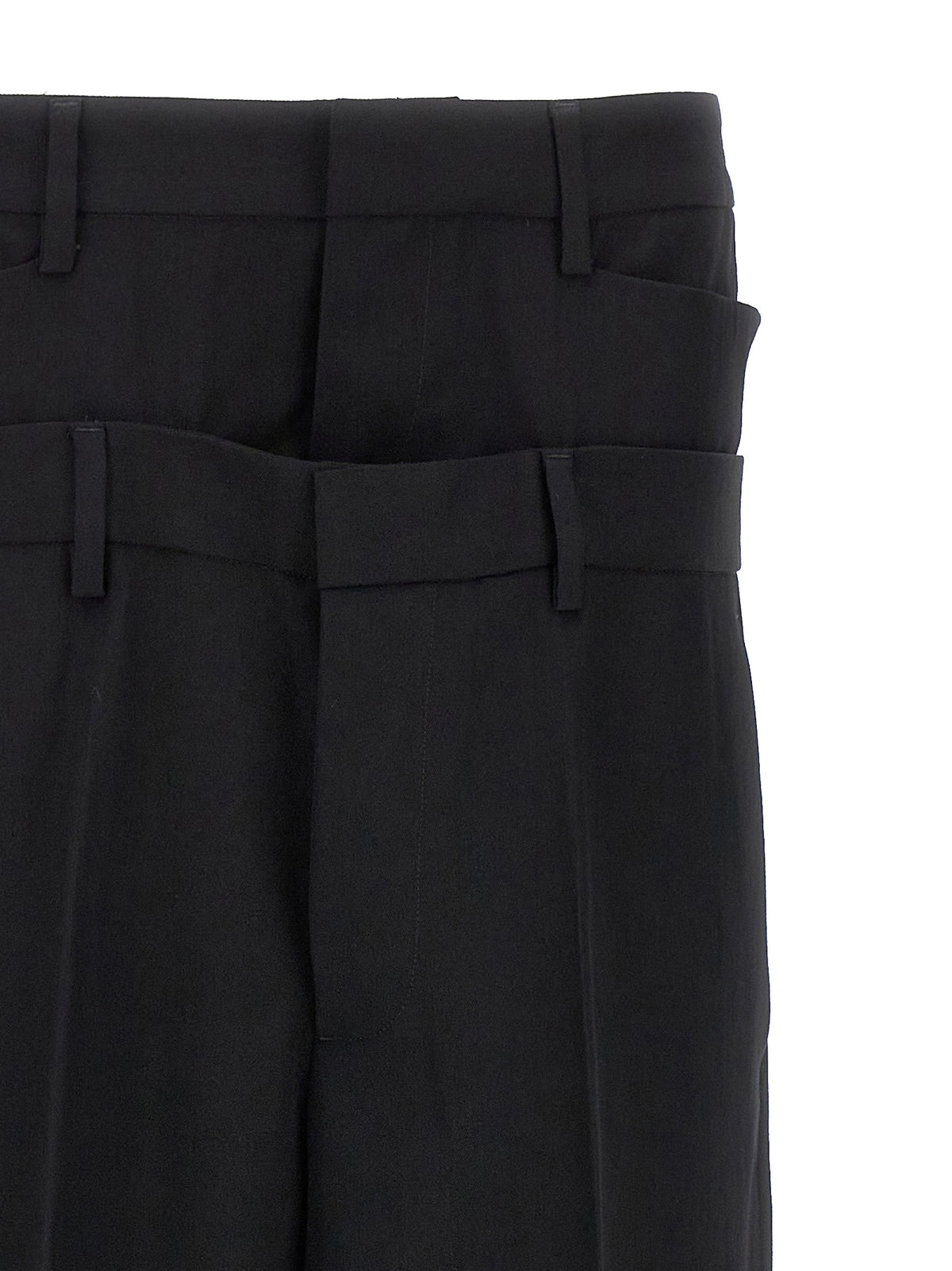 Dsquared² Black Virgin Wool Dress Pants