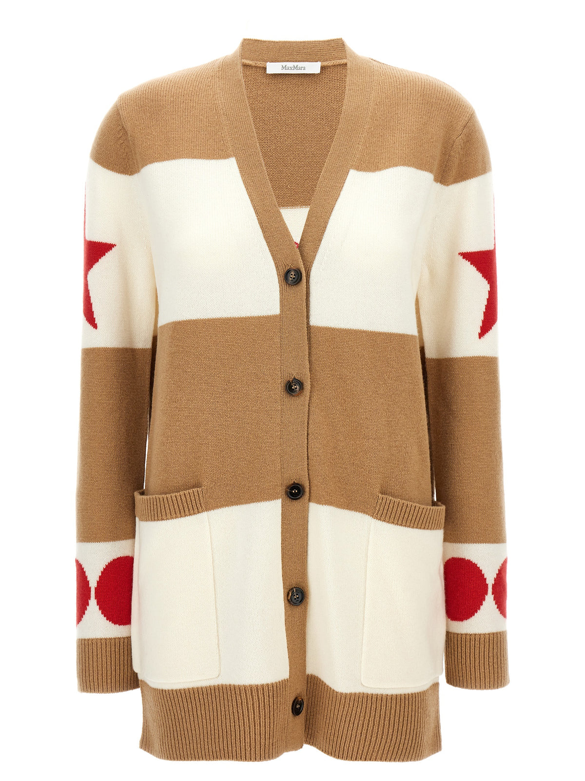 Max Mara Multicolor Wool Cardigan