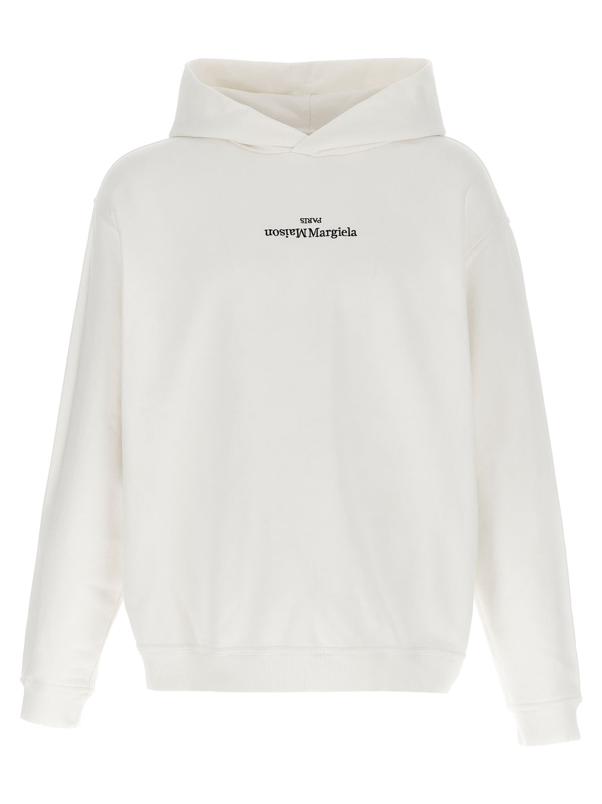 Maison Margiela White Cotton Sweatshirt