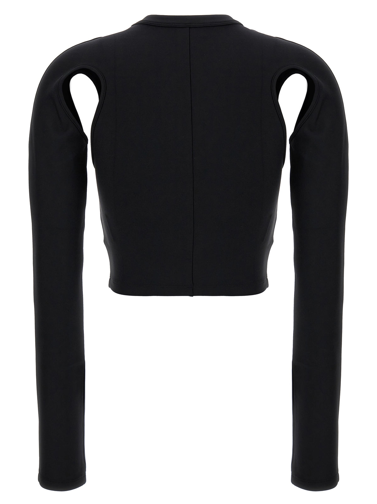Off-White Black Polyamide Long Sleeve T-Shirt