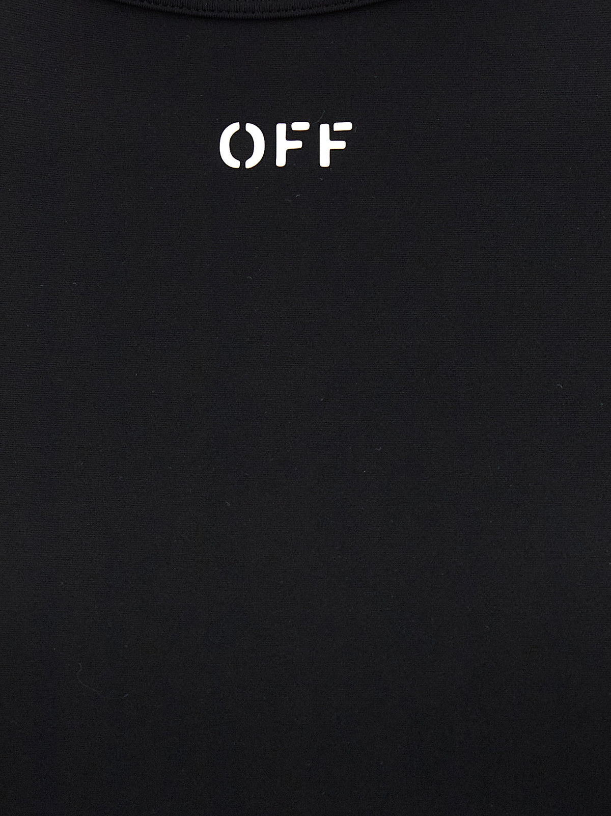 Off-White Black Polyamide Long Sleeve T-Shirt