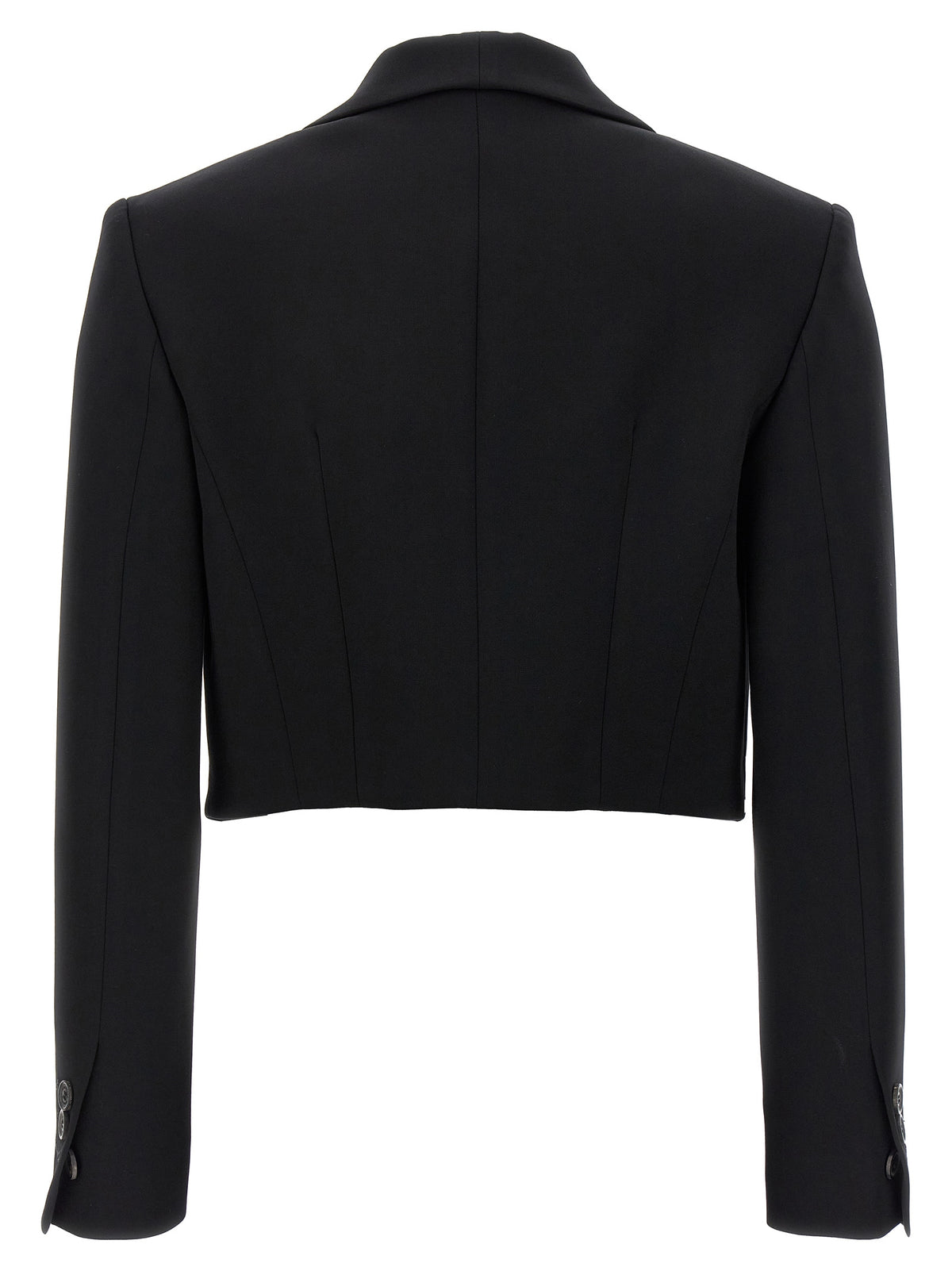 Dsquared² Black Polyester Full-Length Jacket