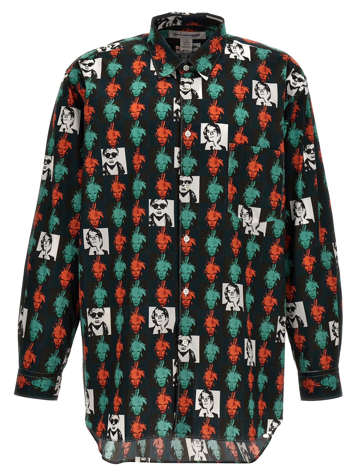 Comme Des Garçons Multicolor Cotton Blouse