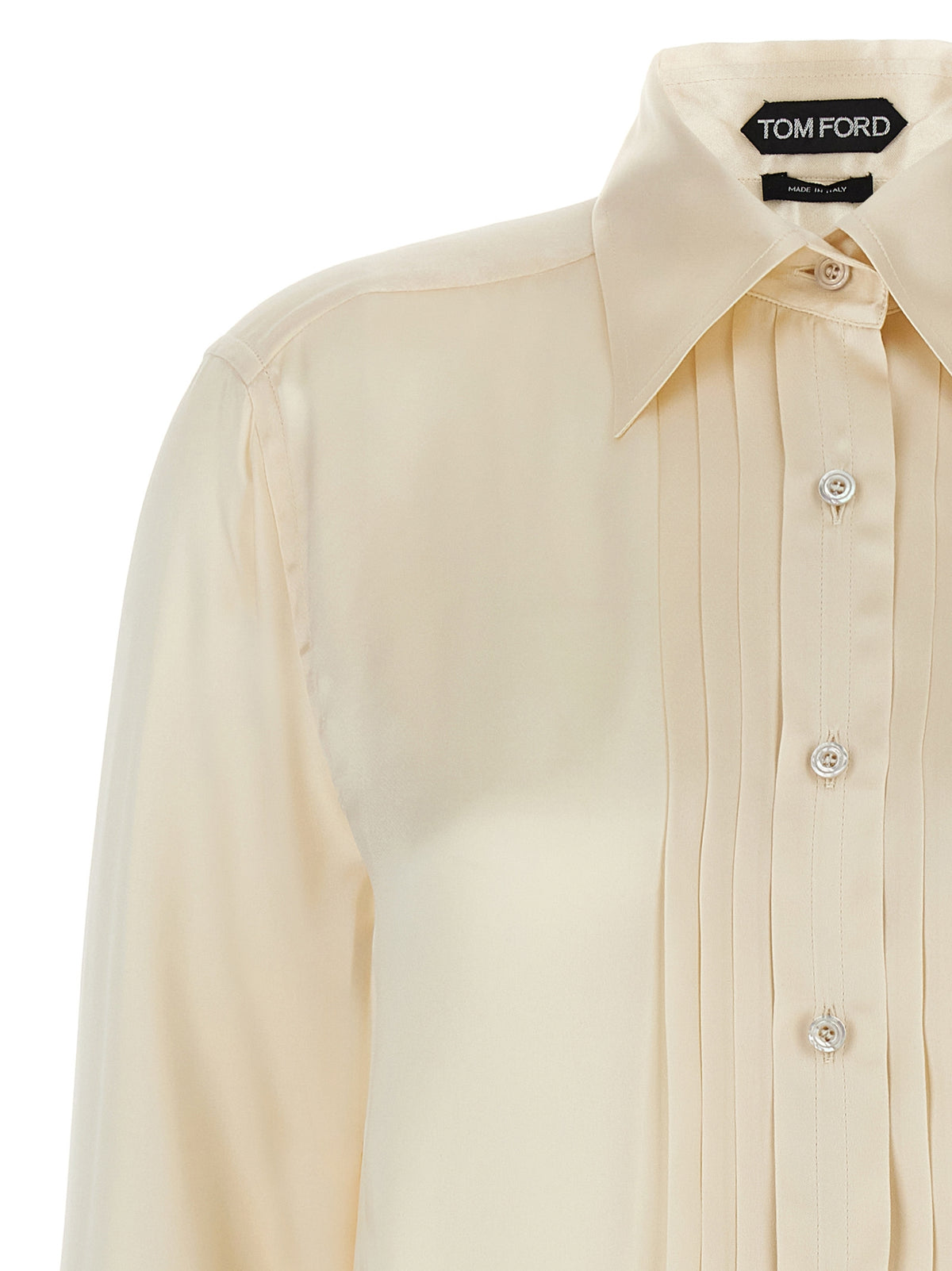 Tom Ford White Silk Blouse