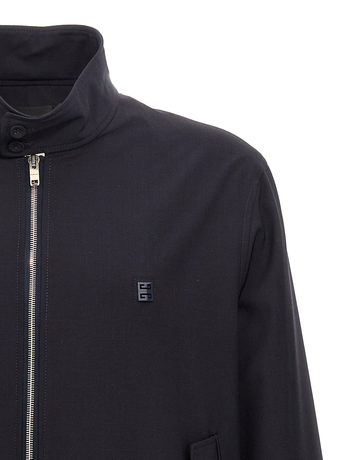 Givenchy Blue Elastane Bomber