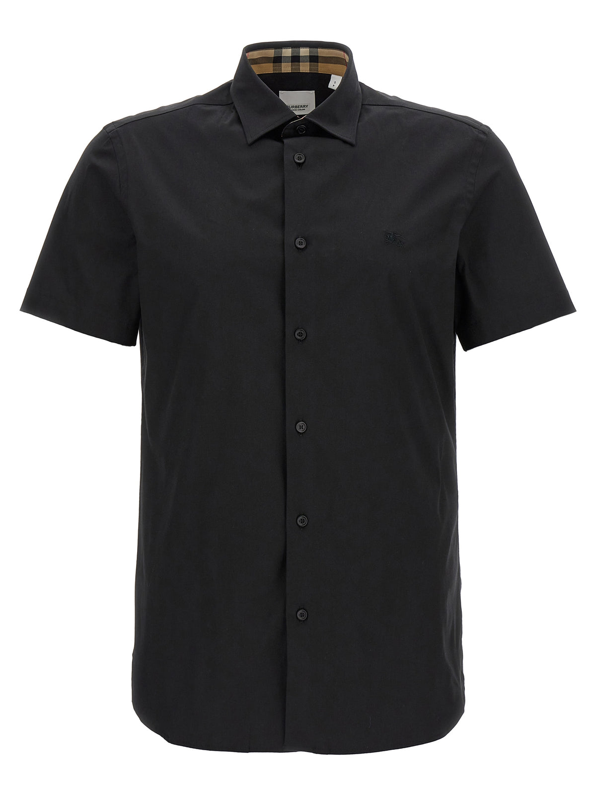 Burberry Black Cotton Blouse