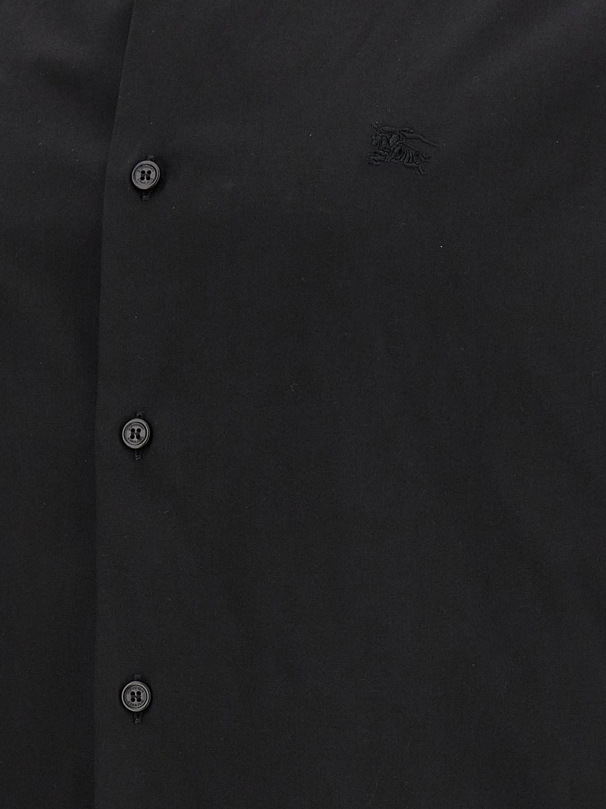 Burberry Black Cotton Blouse
