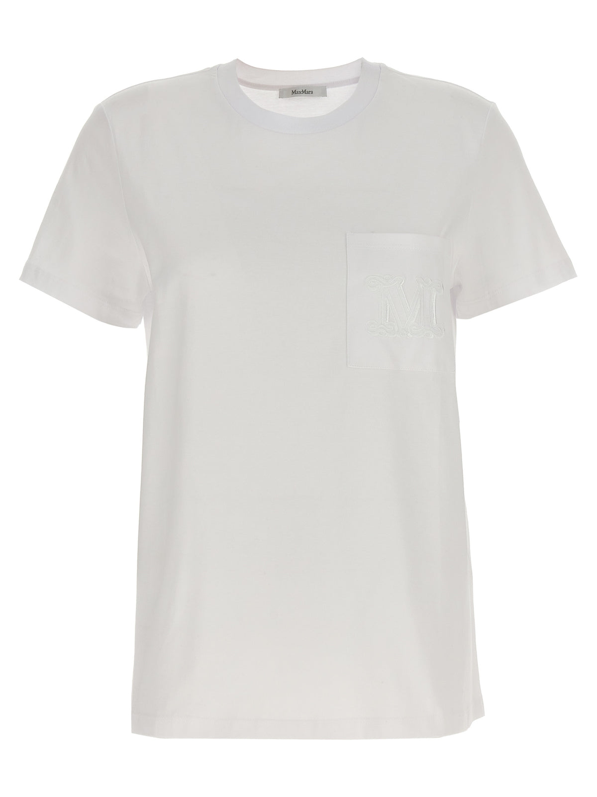 Max Mara White Cotton T-Shirt