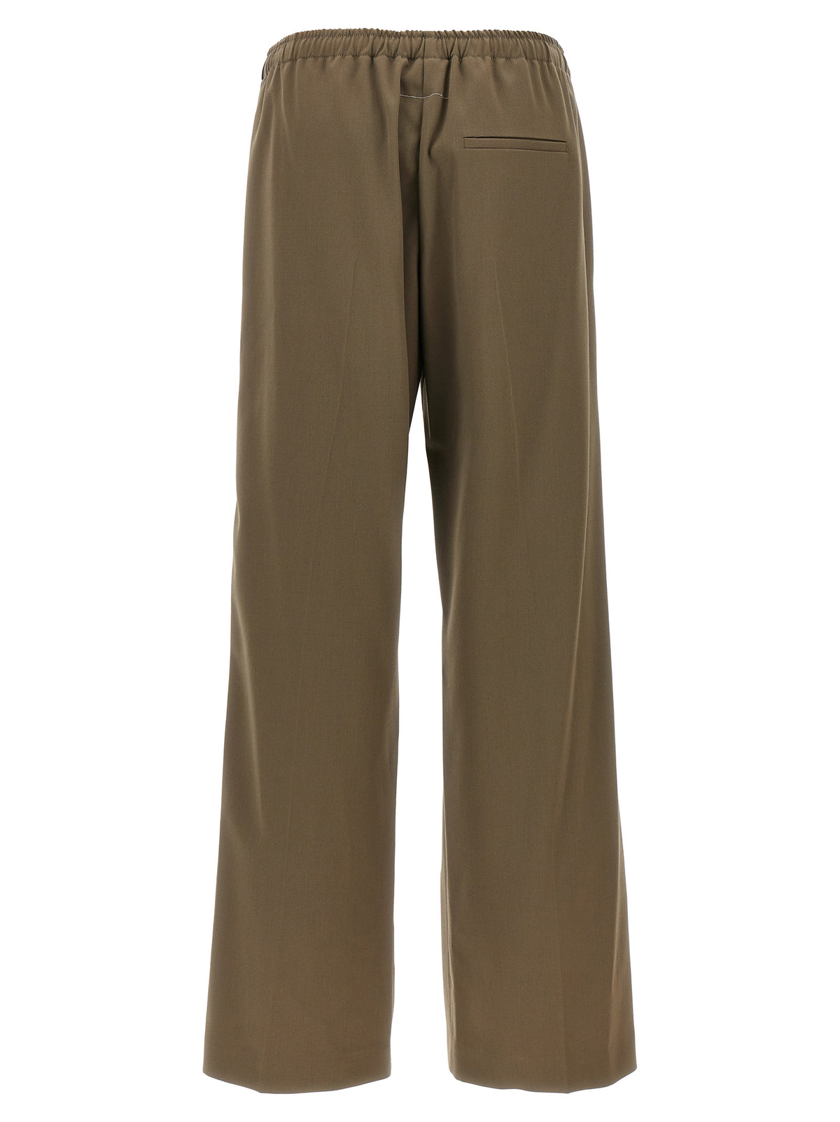 MM6 Maison Margiela Bicolor Polyester Casual Pants