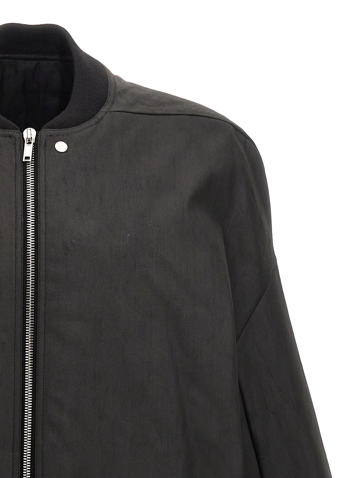 Rick Owens Black Cotton Bomber