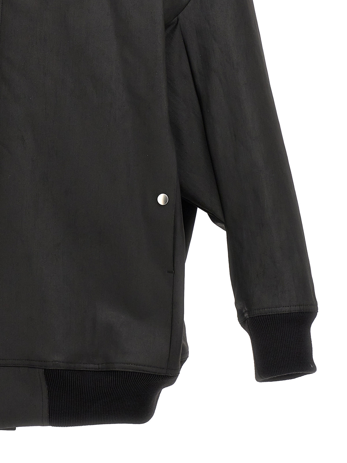 Rick Owens Black Cotton Bomber