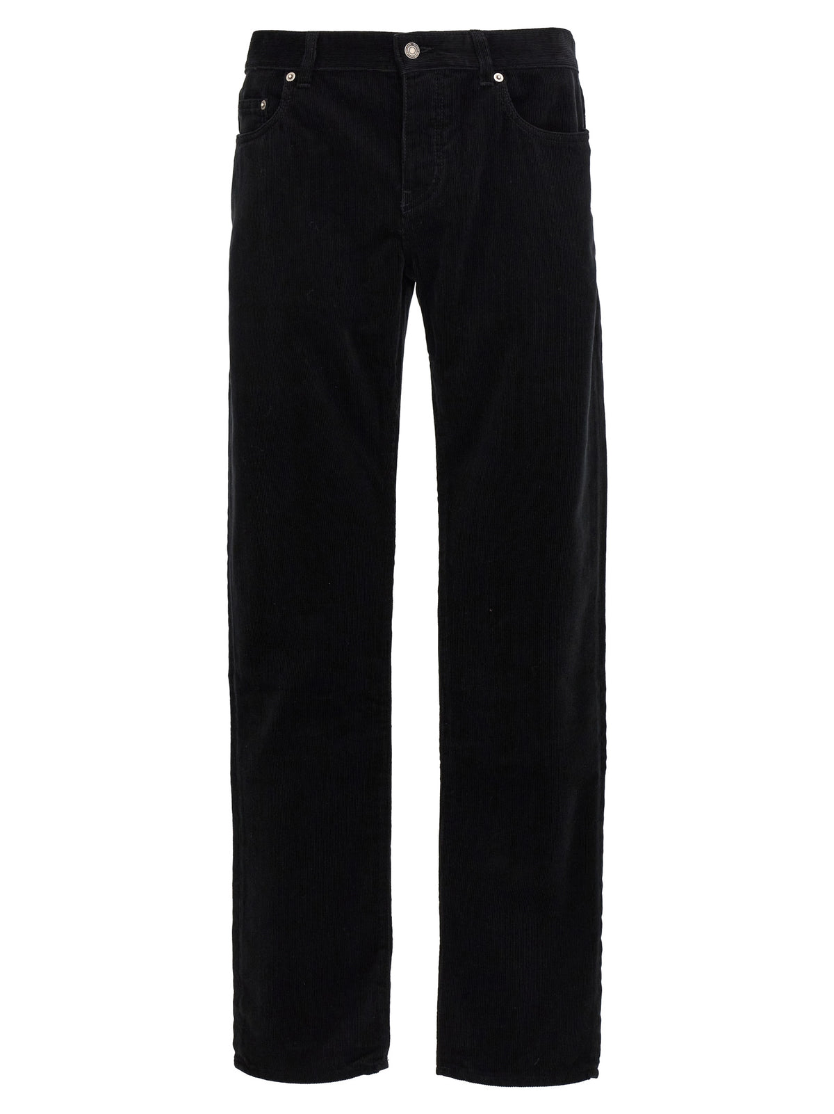 Saint Laurent Black Cotton Casual Pants