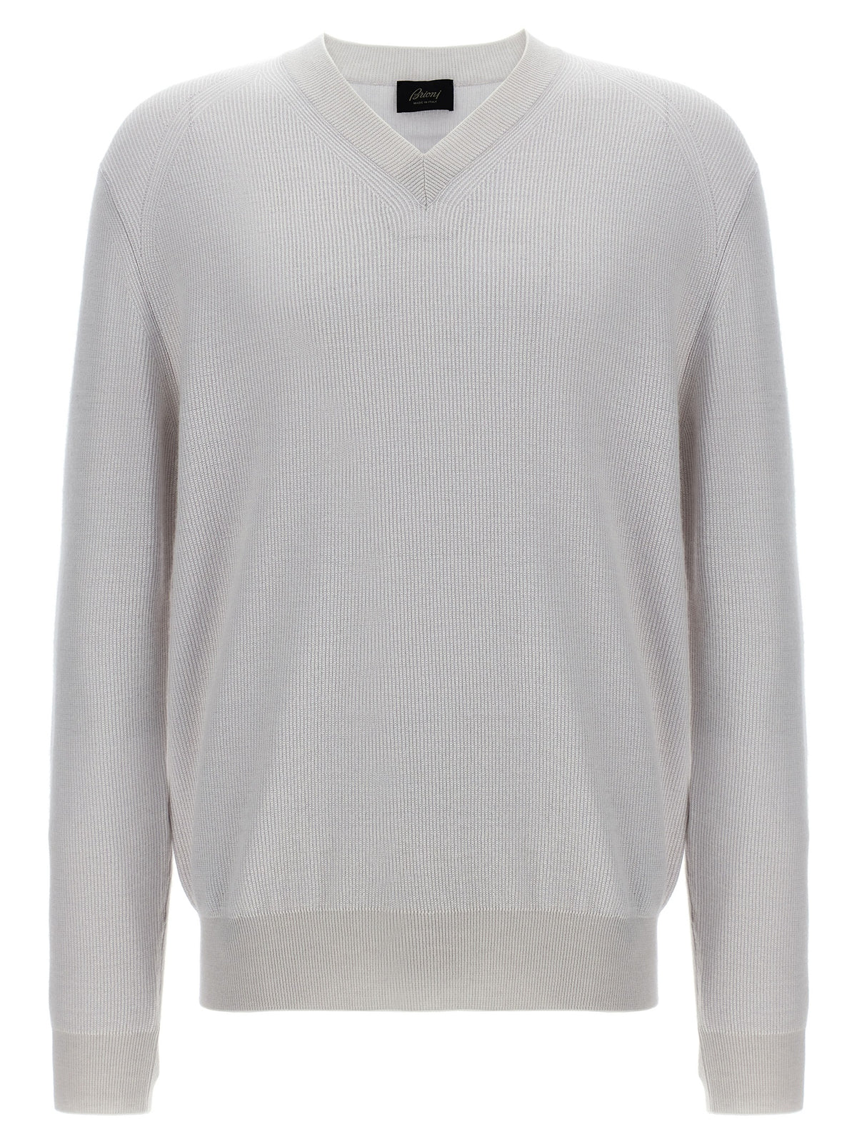Brioni White Cashmere Cardigan