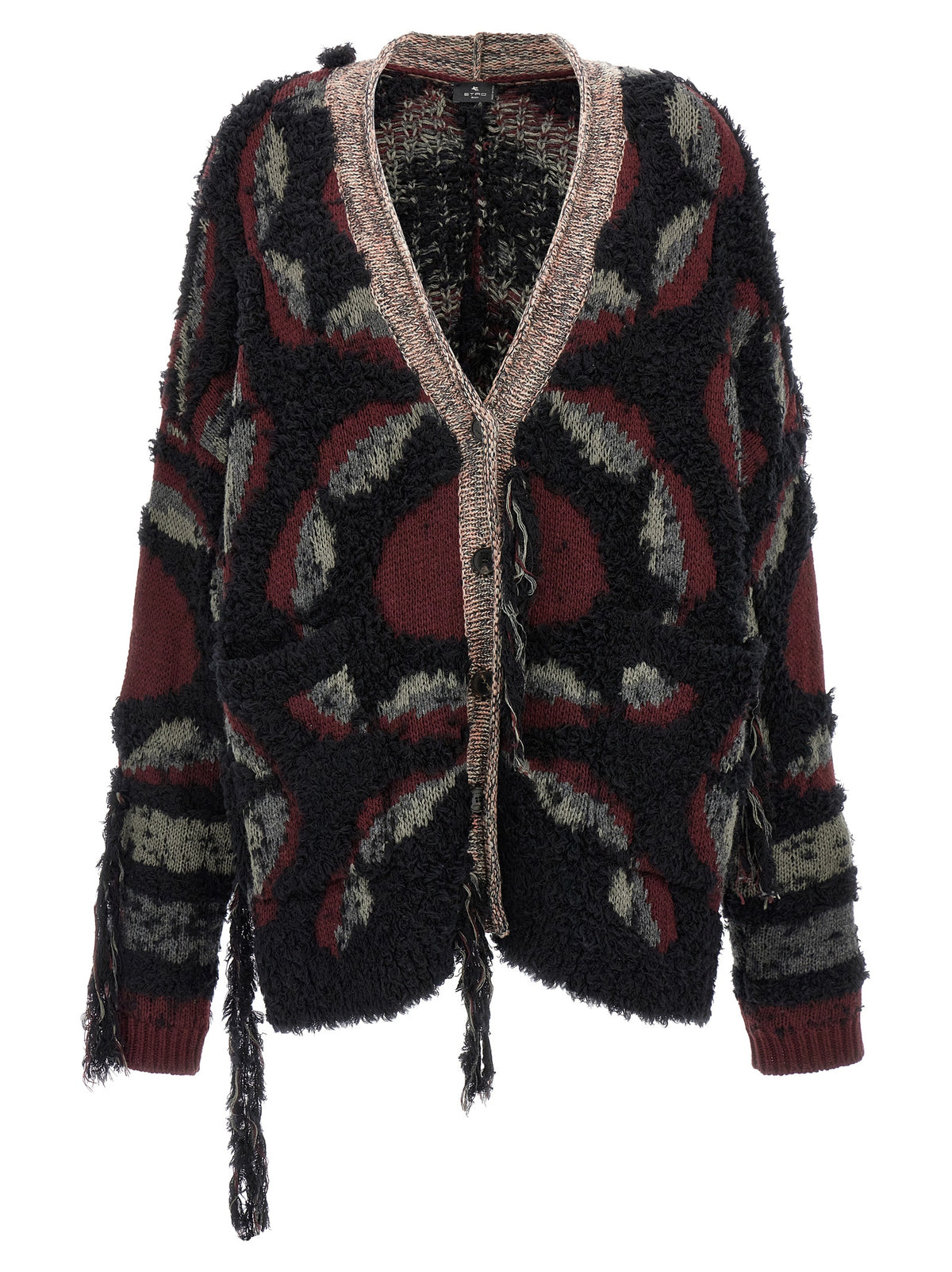 Etro Multicolor Wool Cardigan
