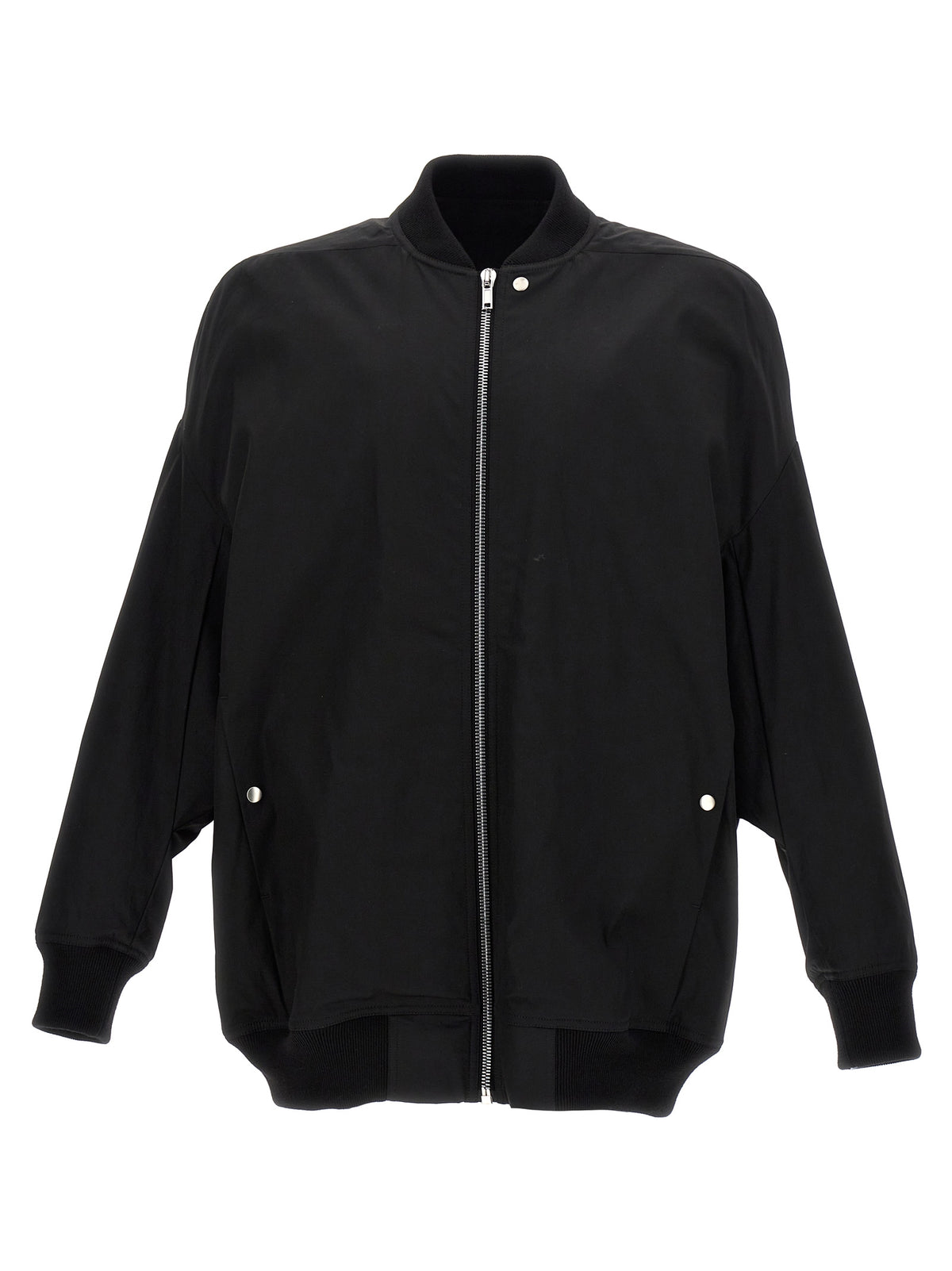 Rick Owens Black Nylon Bomber