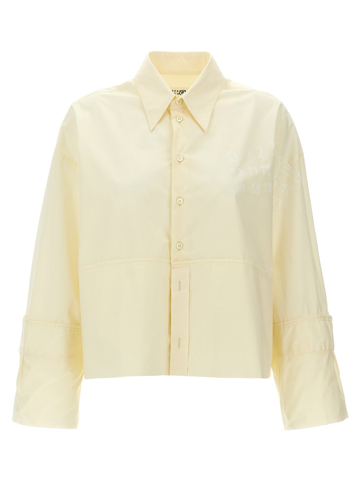 MM6 Maison Margiela White Cotton Blouse