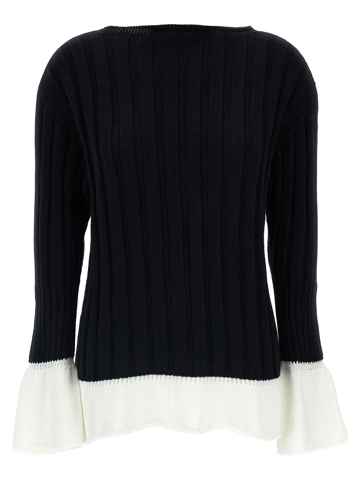 Issey Miyake Bicolor Cotton Cardigan
