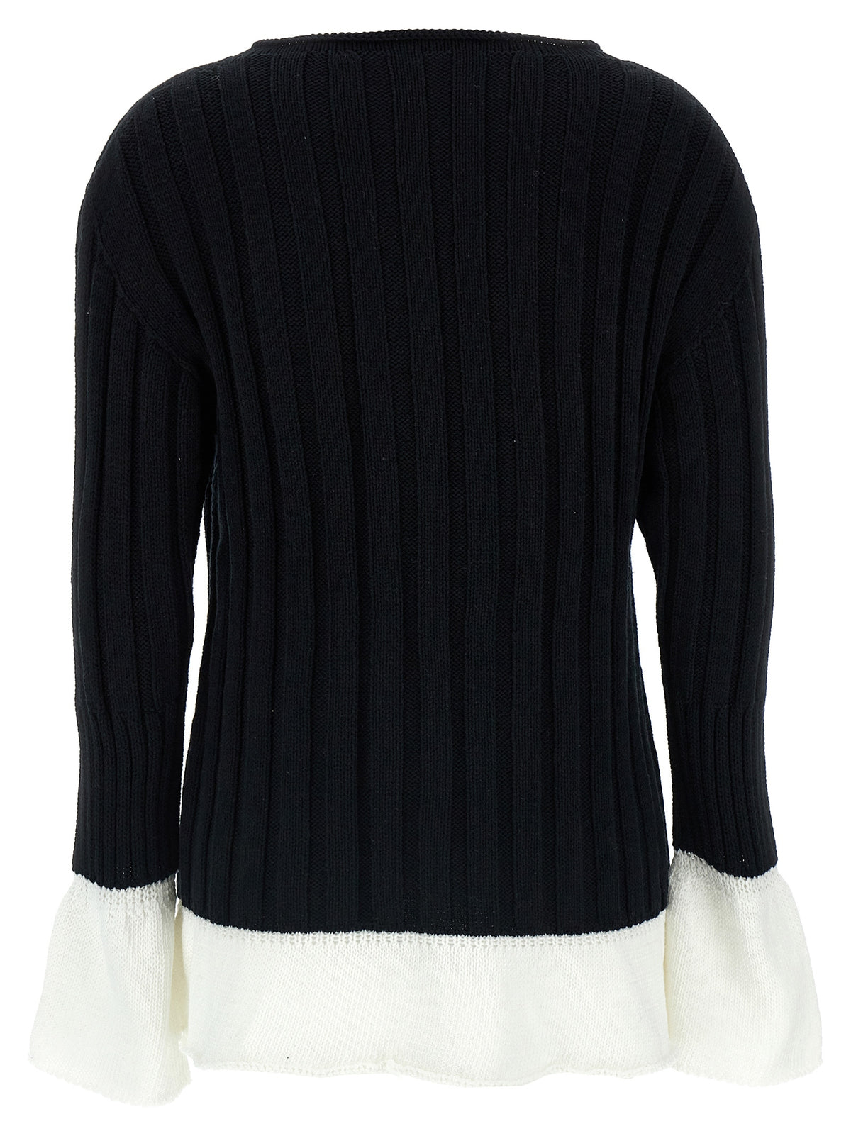 Issey Miyake Bicolor Cotton Cardigan
