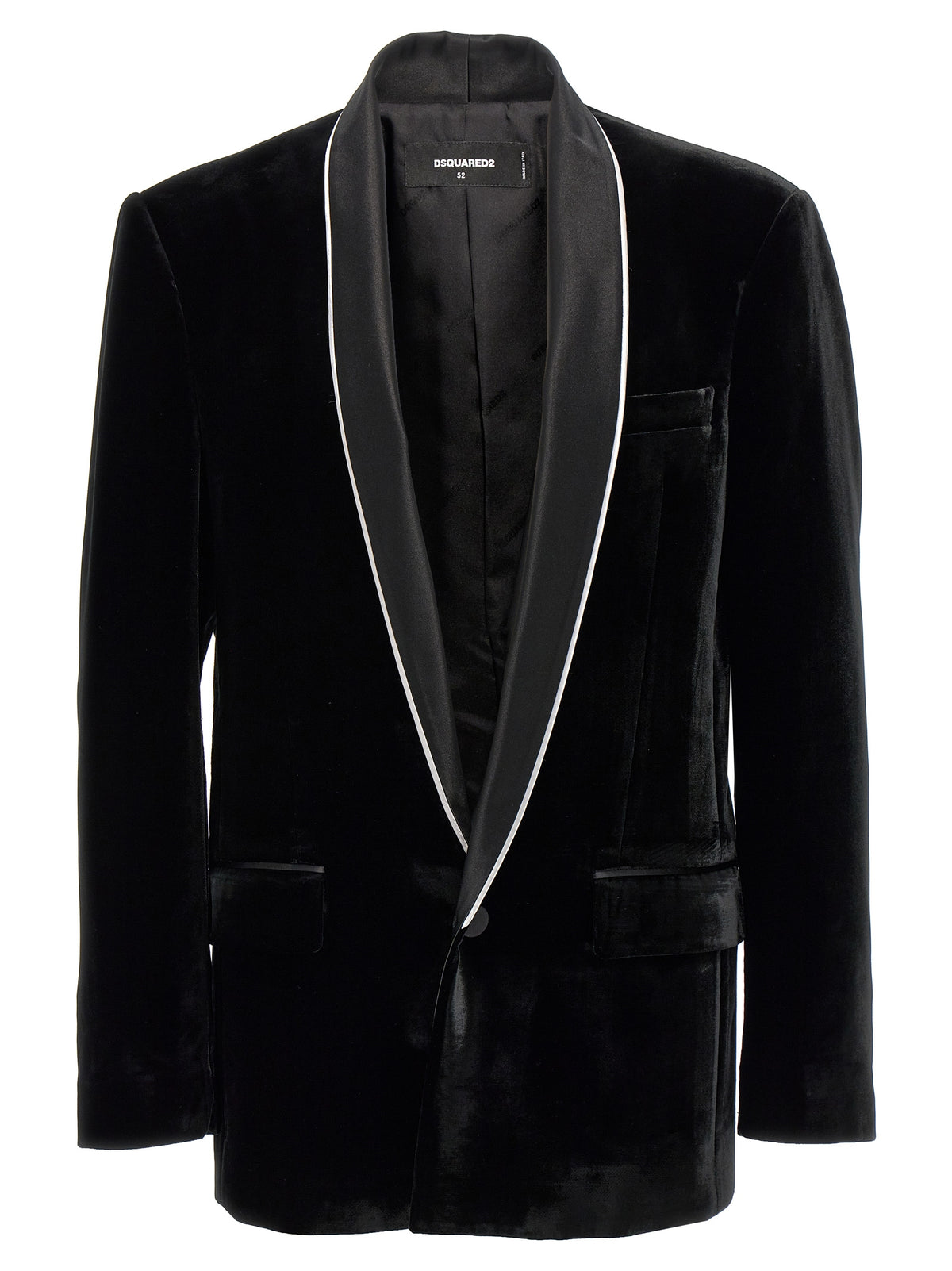 Dsquared² Black Viscose Blazer
