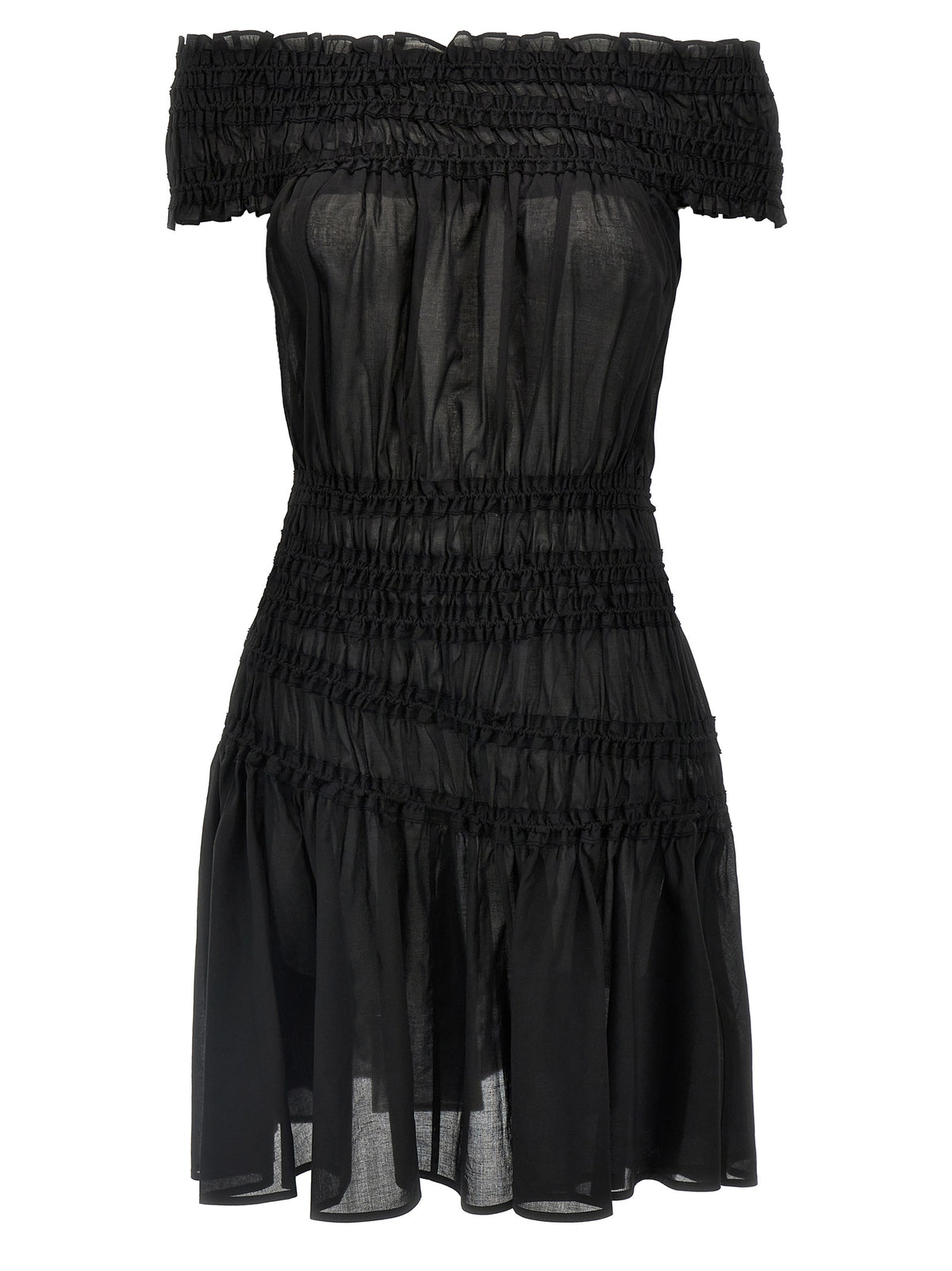 Tory Burch Black Cotton Short Dress