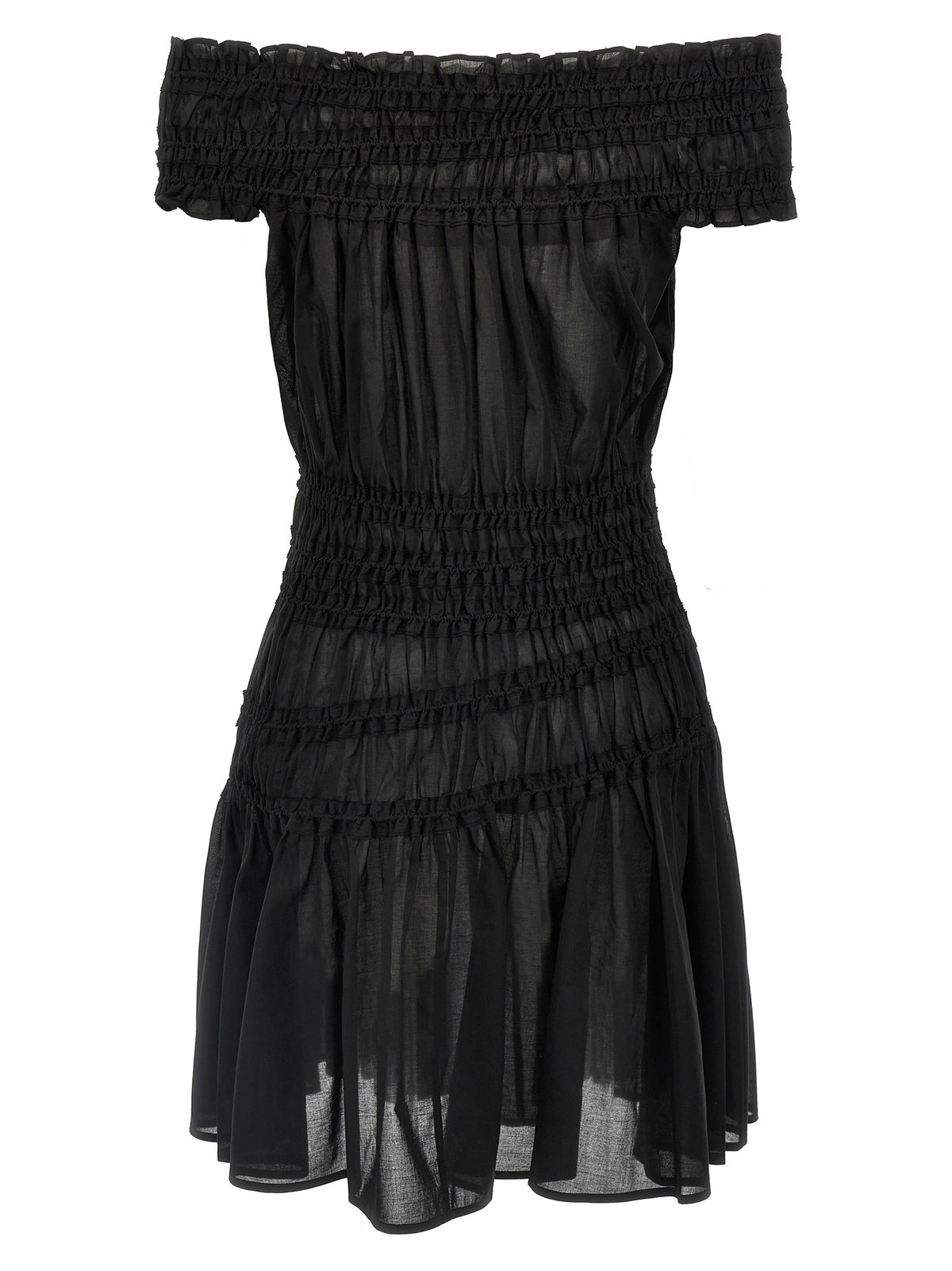 Tory Burch Black Cotton Short Dress