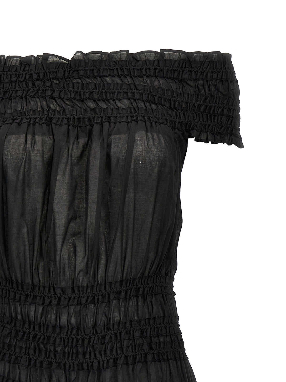 Tory Burch Black Cotton Short Dress