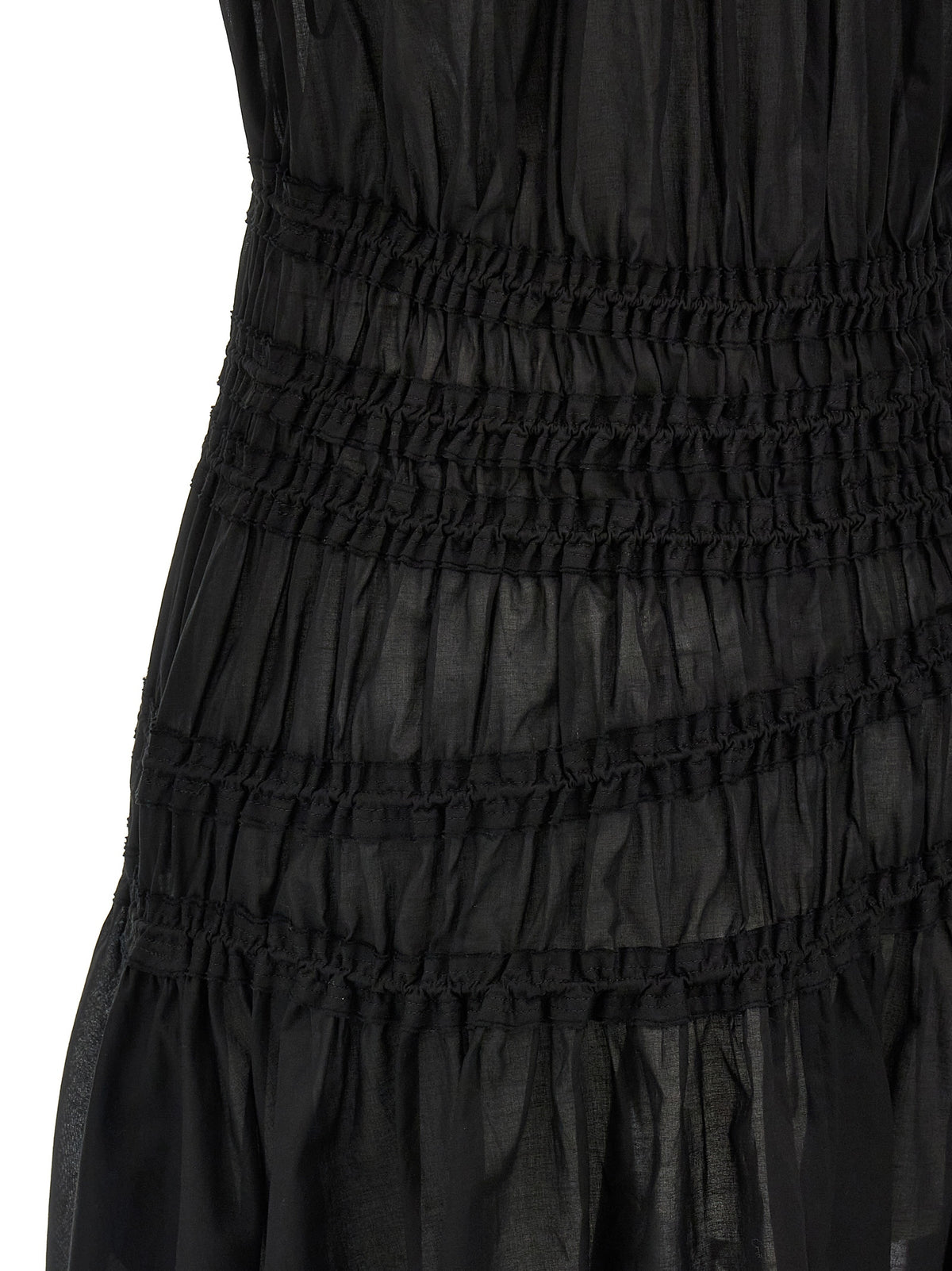 Tory Burch Black Cotton Short Dress