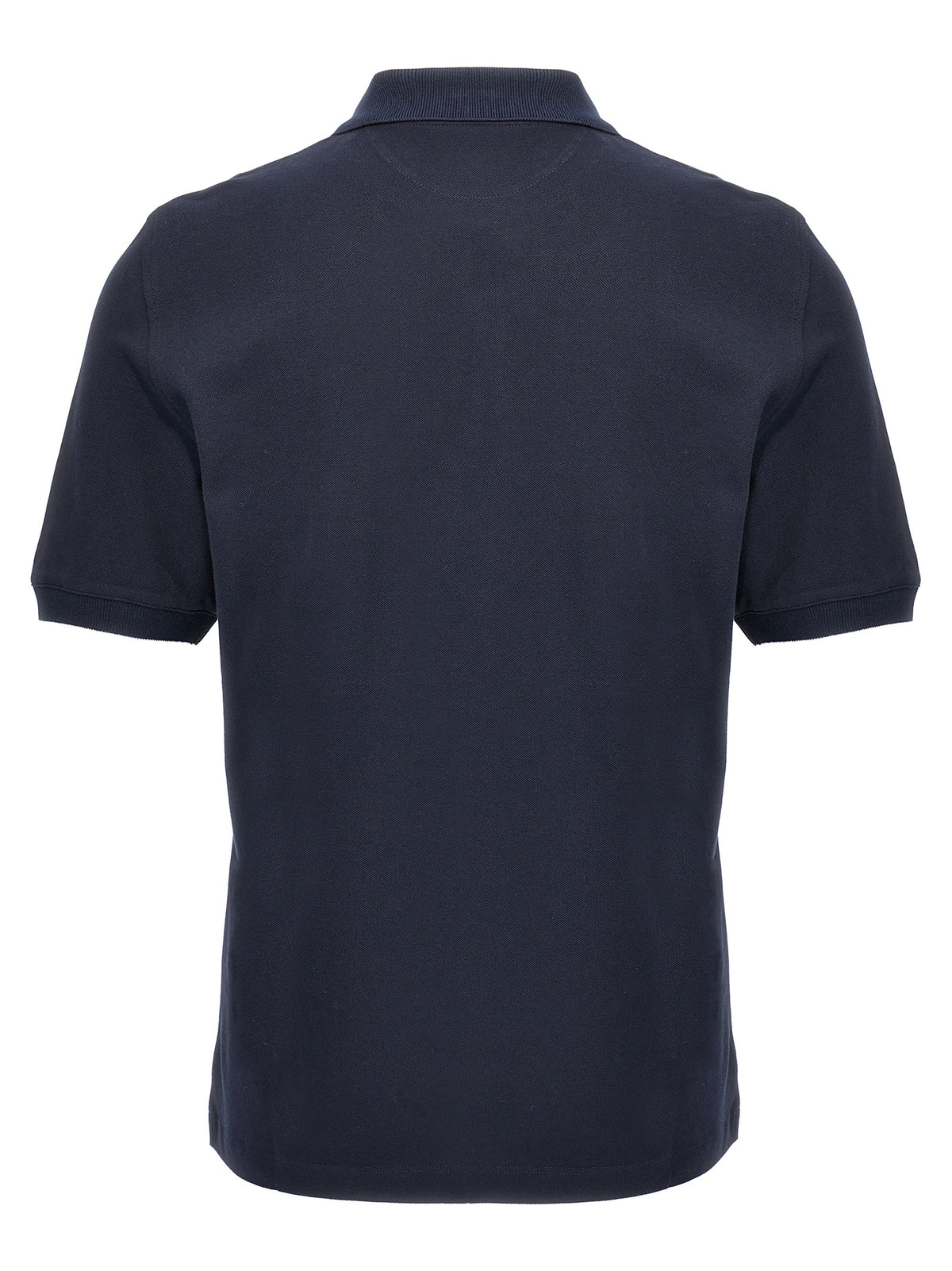 Brunello Cucinelli Blue Cotton Polo Shirt