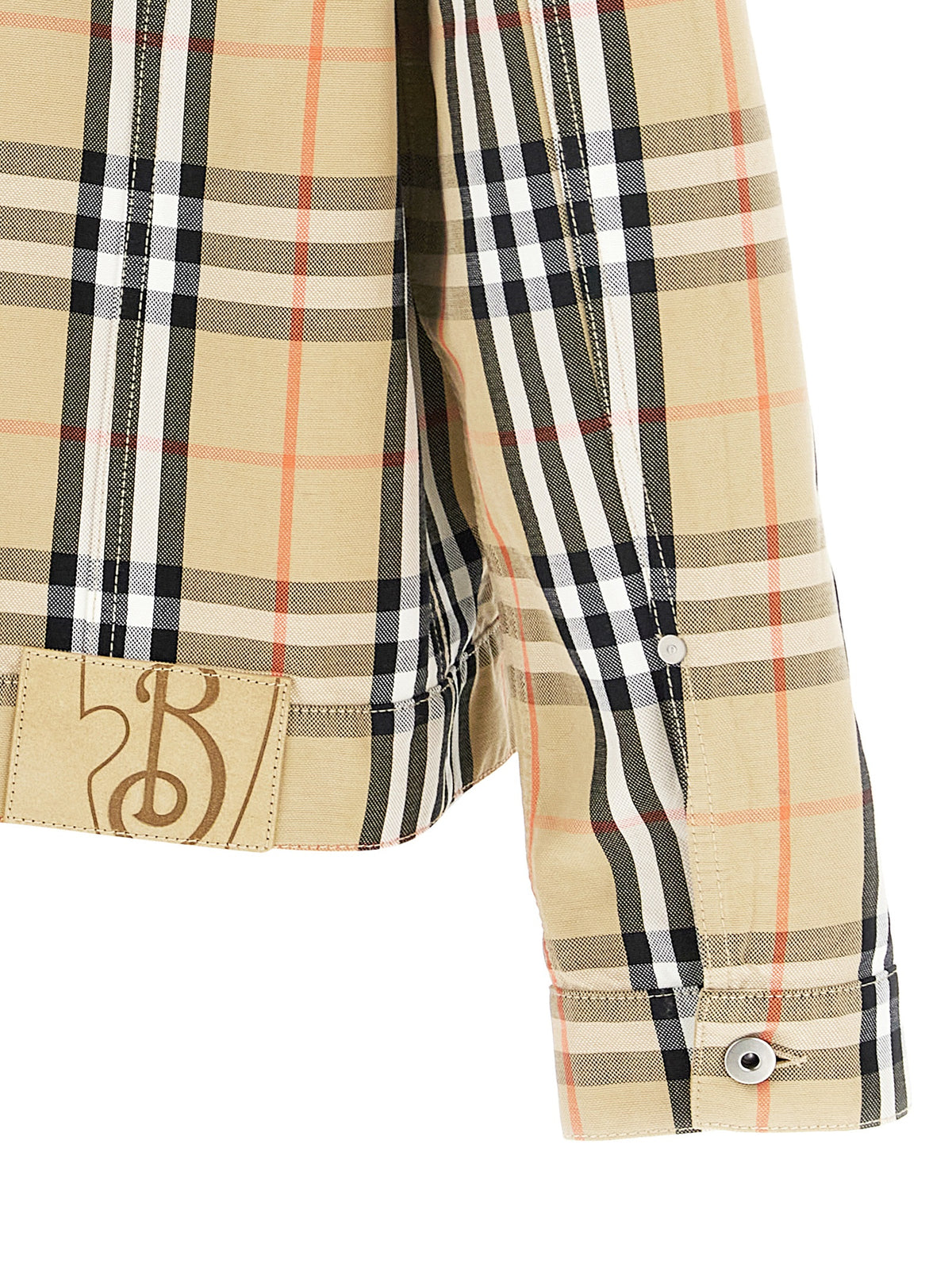 Burberry Beige Cotton Full-Length Jacket