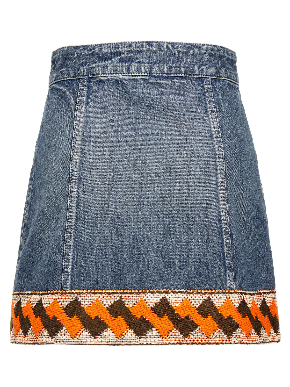 Valentino Garavani Multicolor Cotton Long Skirt