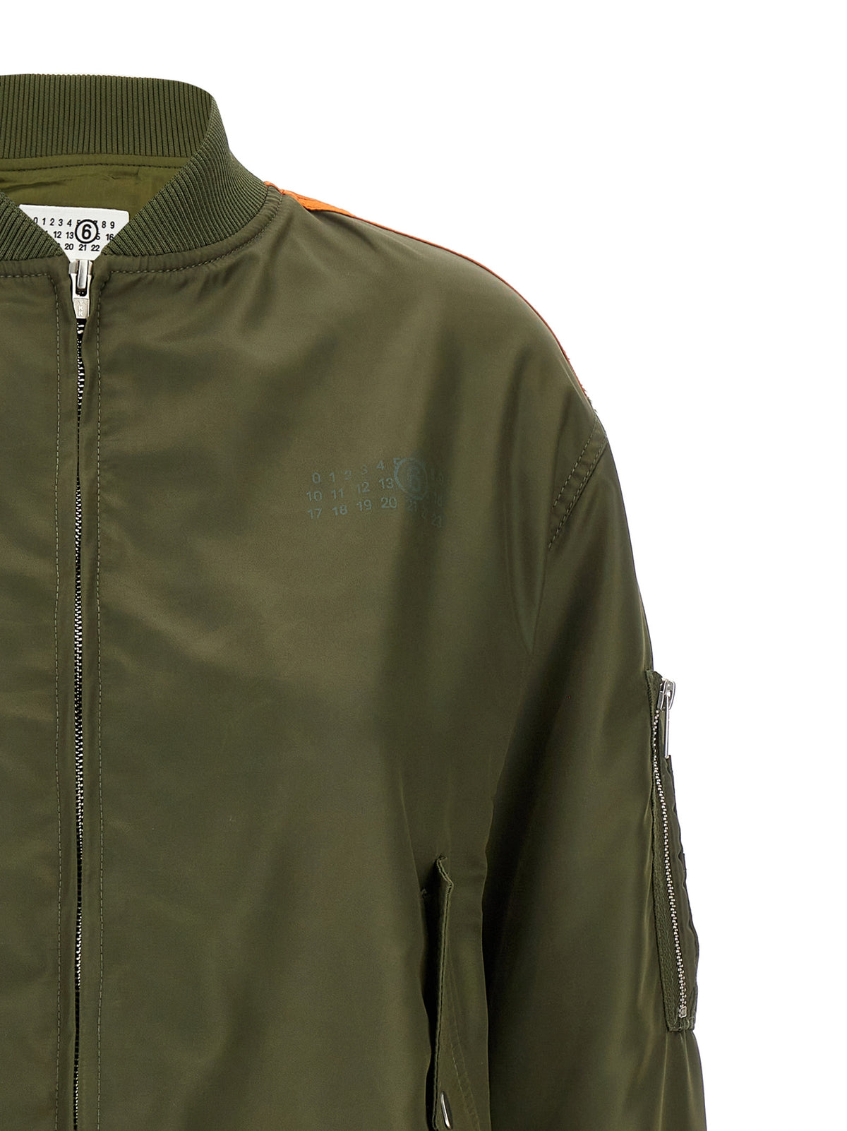 MM6 Maison Margiela Bicolor Polyamide Bomber