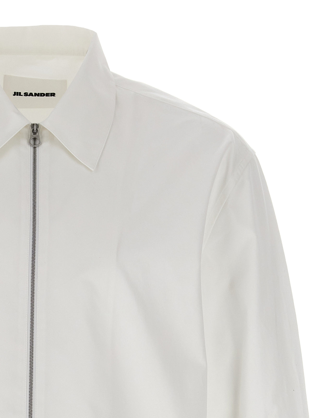 Jil Sander White Cotton Blouse