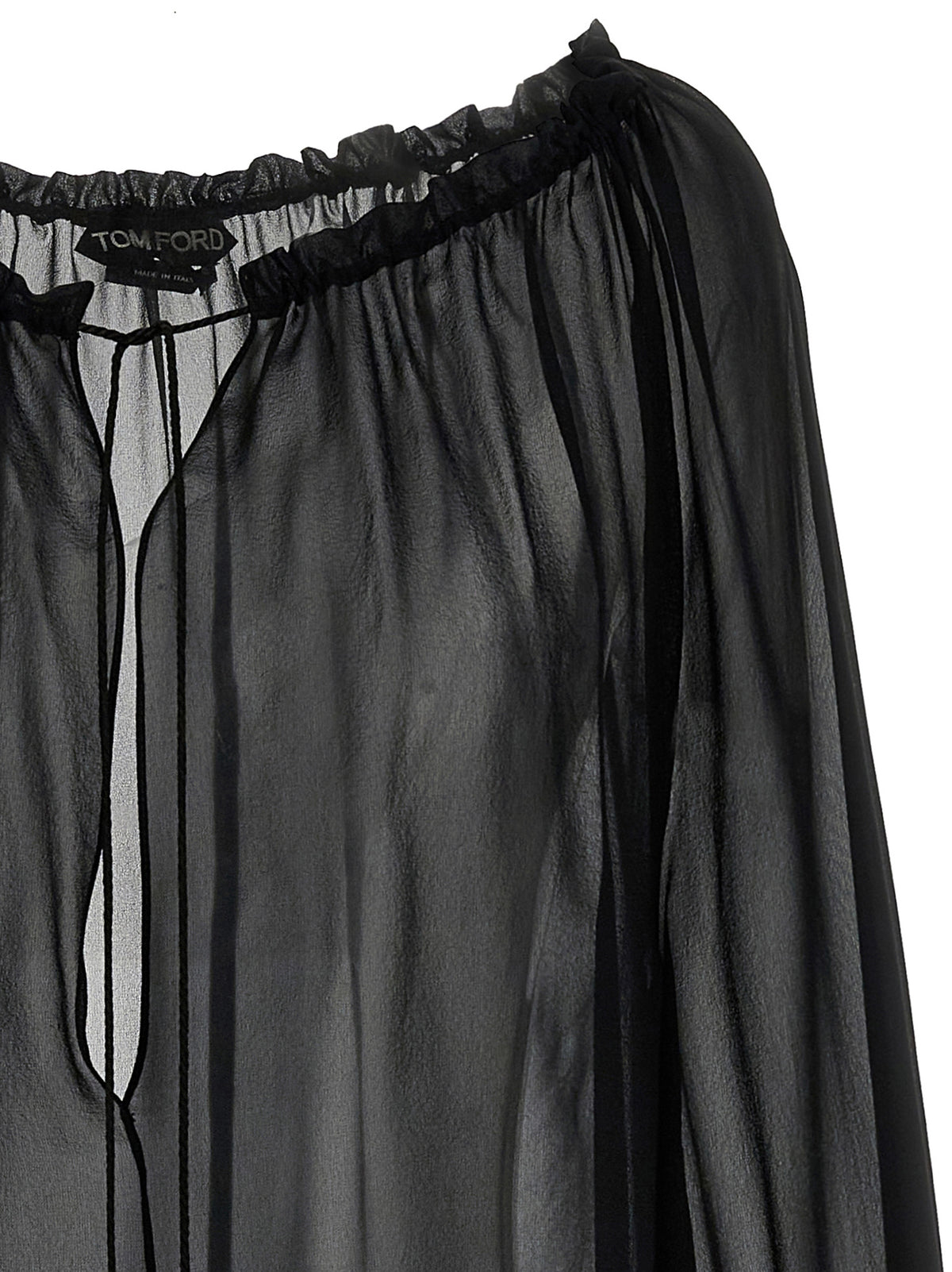 Tom Ford Black Silk Blouse