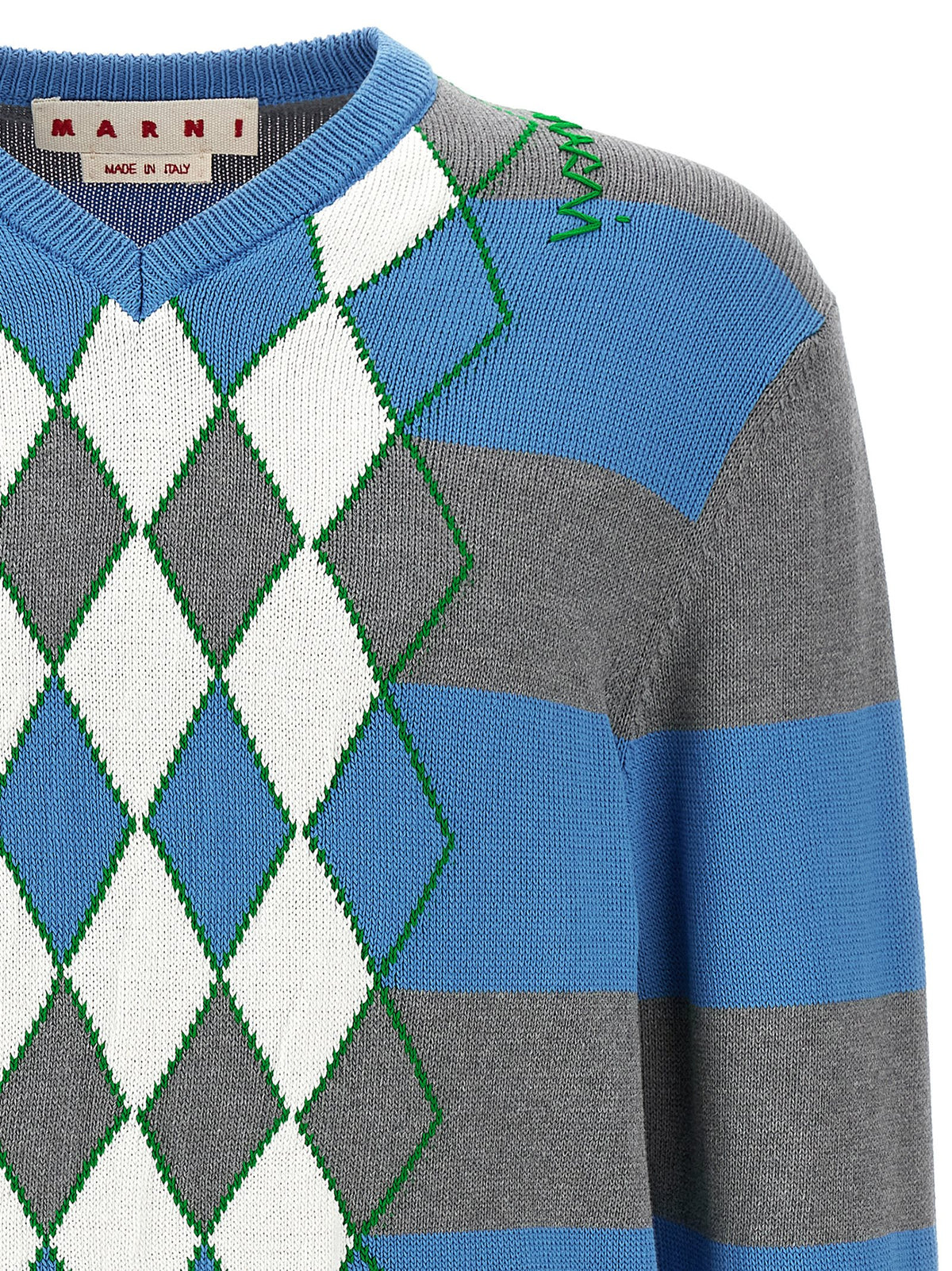 Marni Multicolor Cotton Cardigan