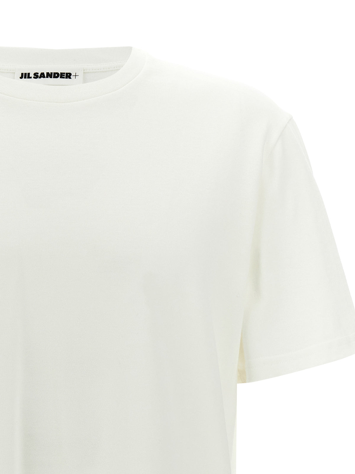 Jil Sander White Cotton T-Shirt