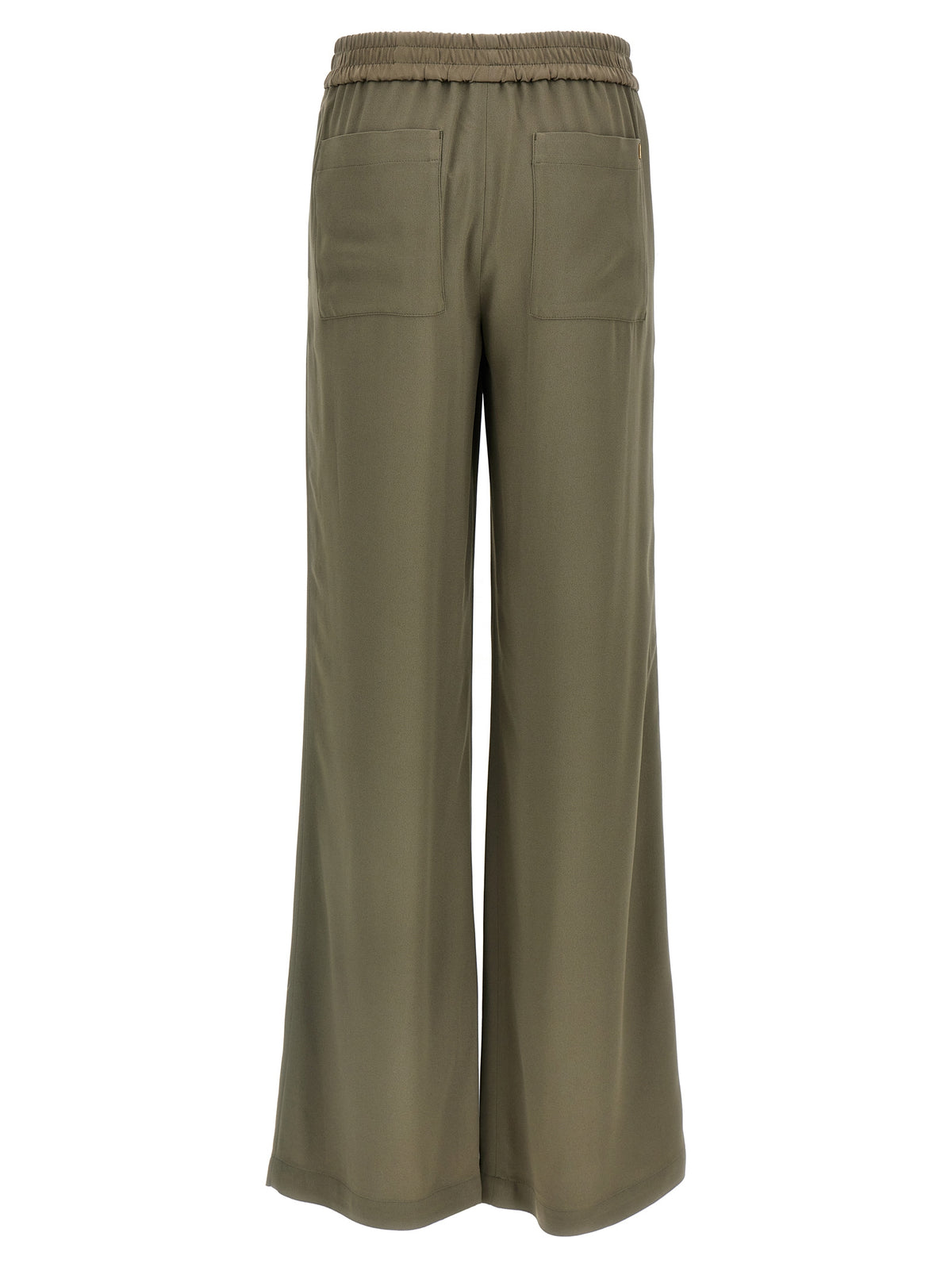 Ami Paris Beige Acetate Casual Pants