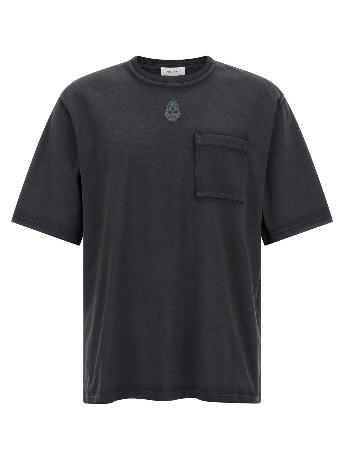 Alexander McQueen Black Cotton T-Shirt